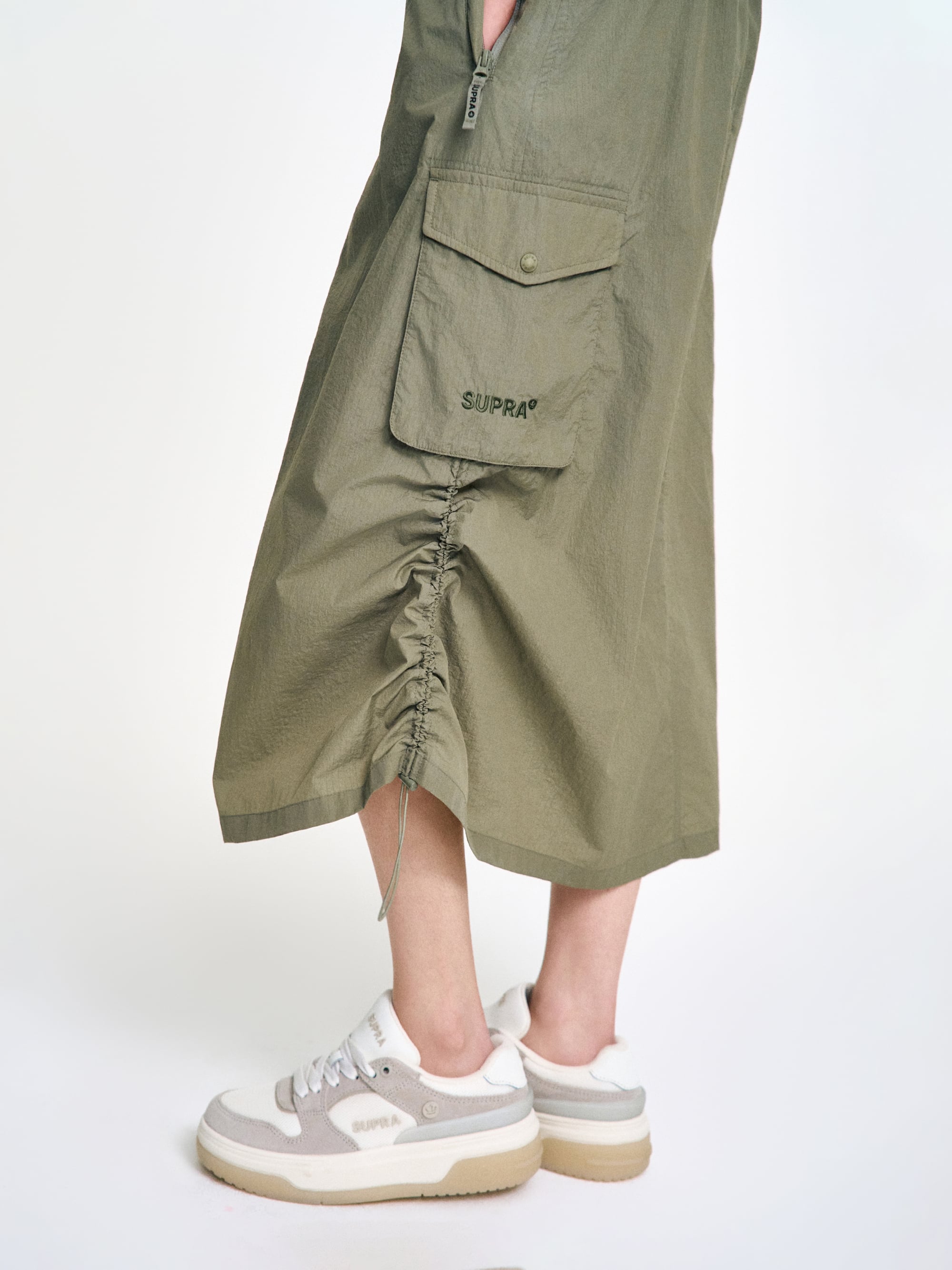 Women`s Side String Long Skirt