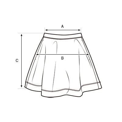 Women`s Side String Long Skirt