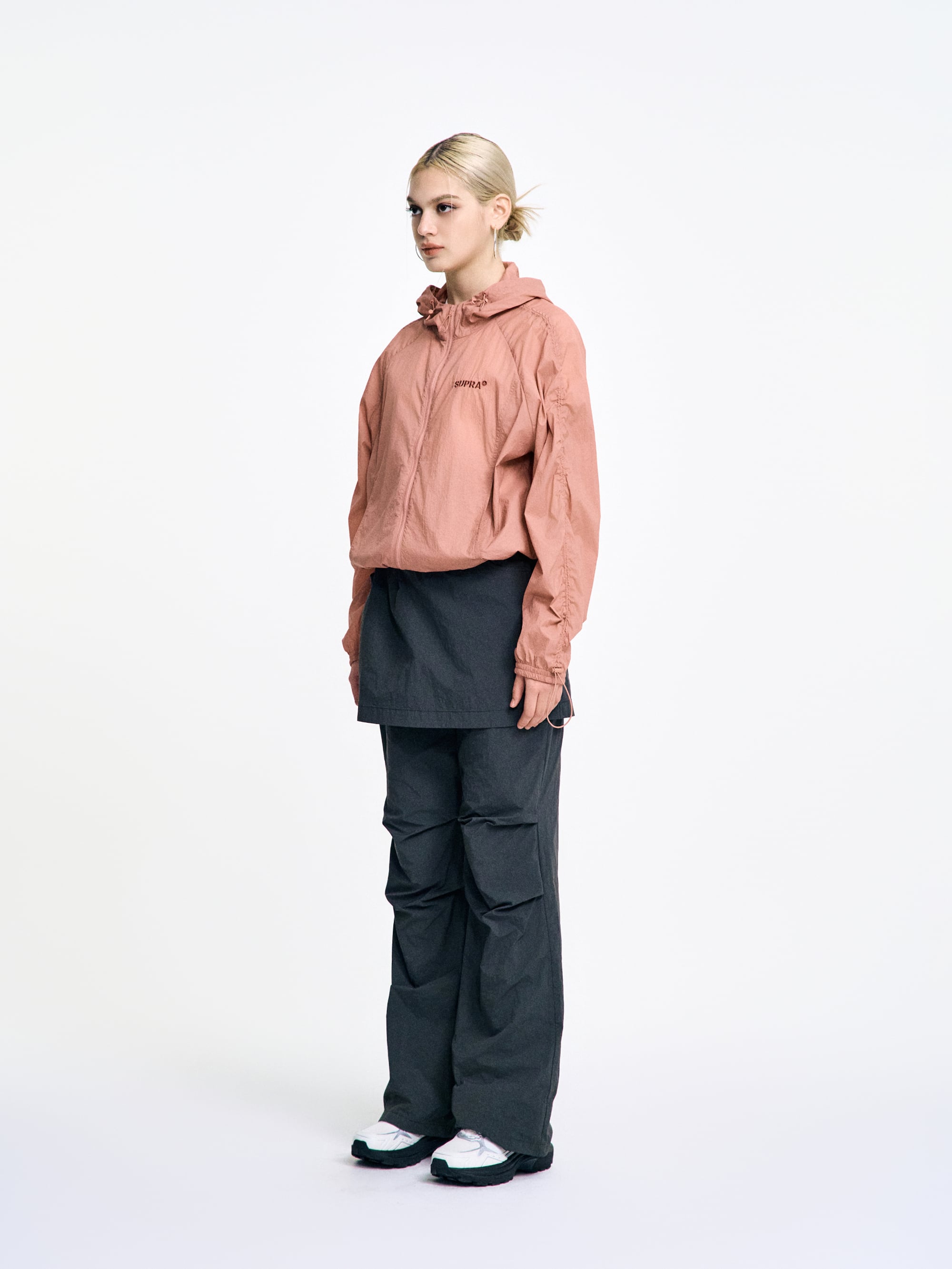 Women`s String Crop Windbreaker