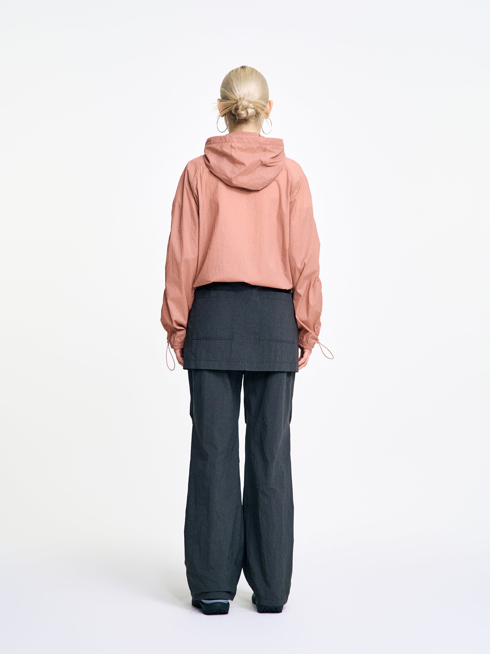 Women`s String Crop Windbreaker