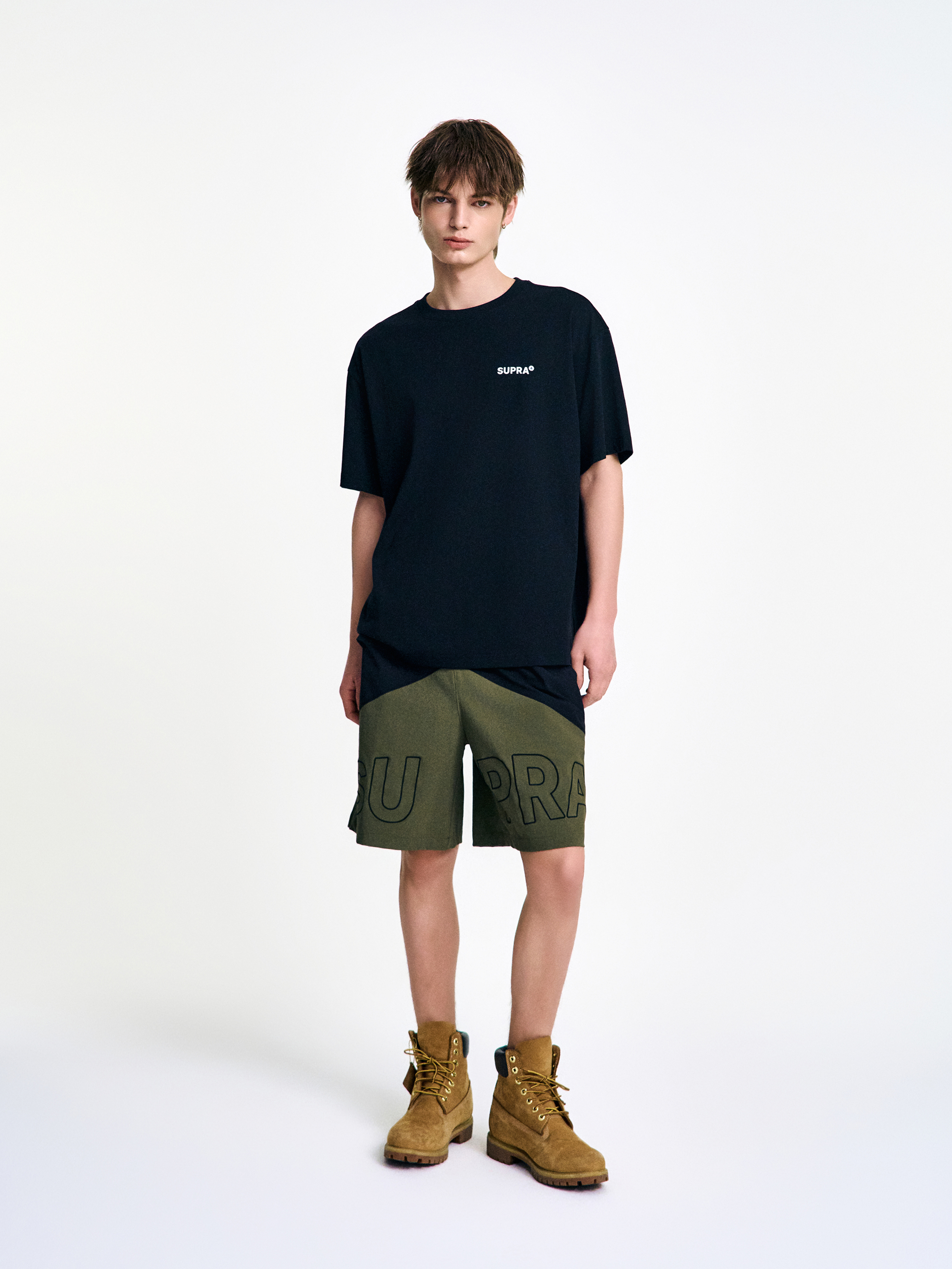 Mountain Color Block Shorts SET