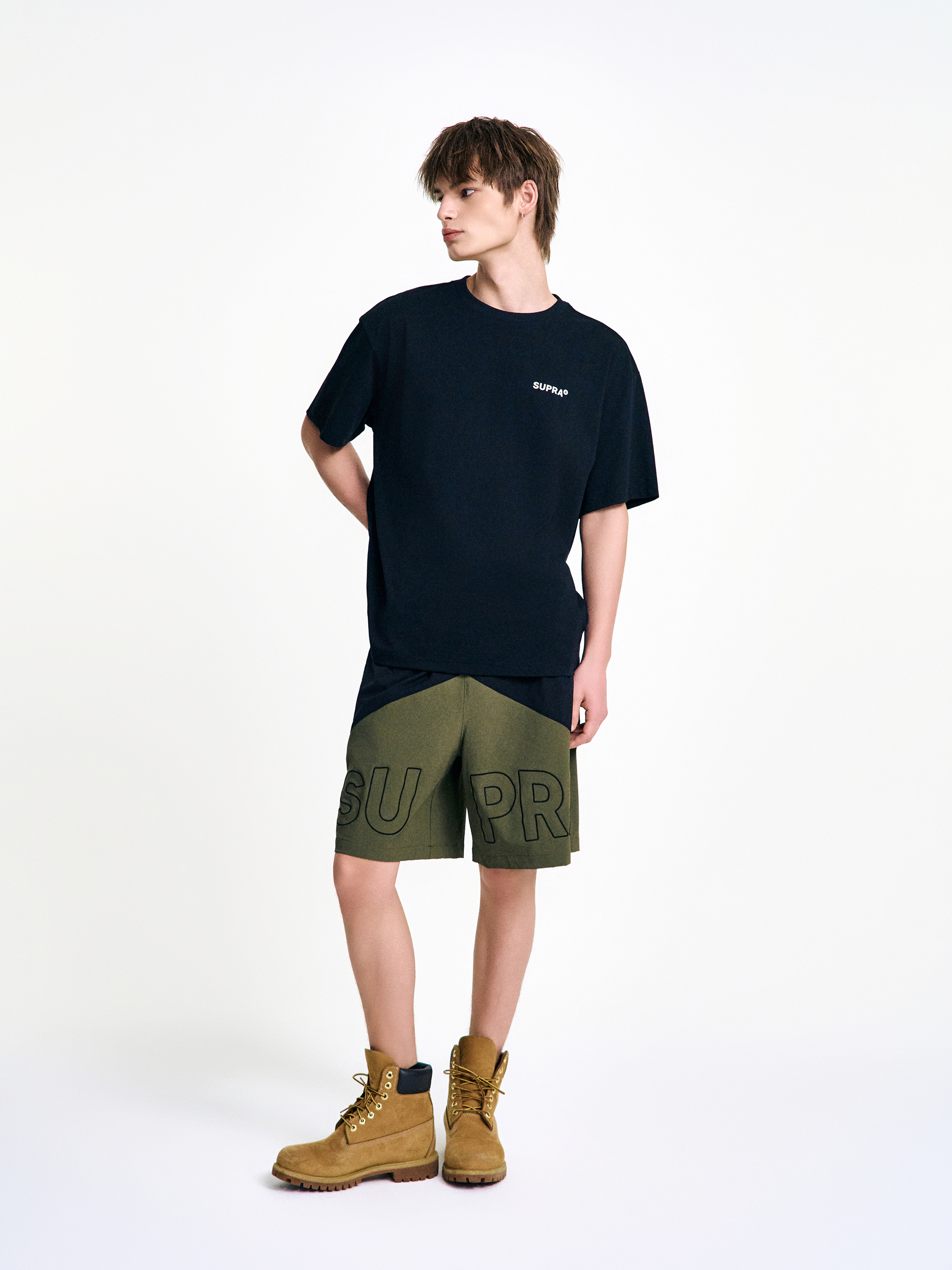 Mountain Color Block Shorts SET