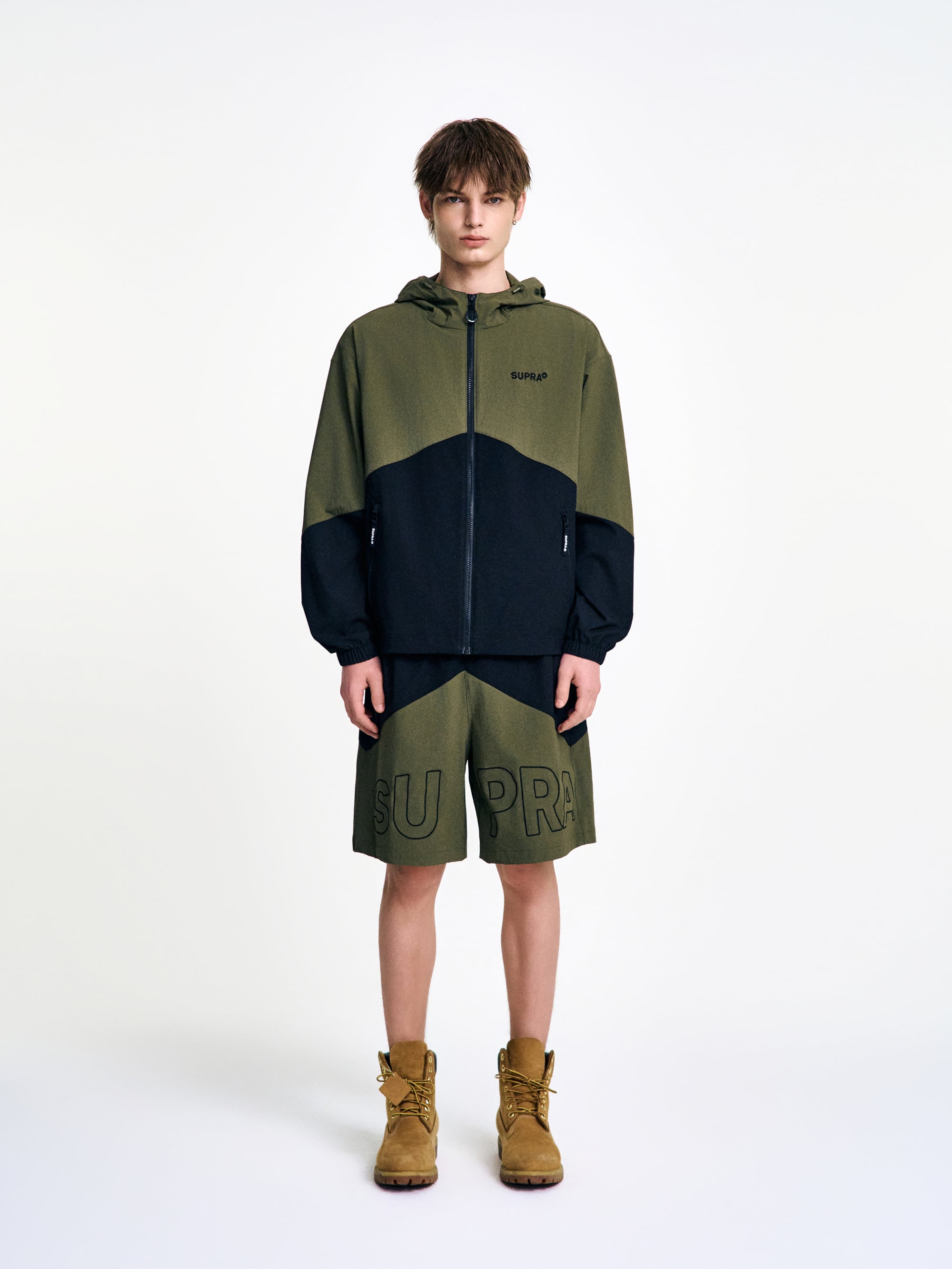 two-tone mountain Windbreaker