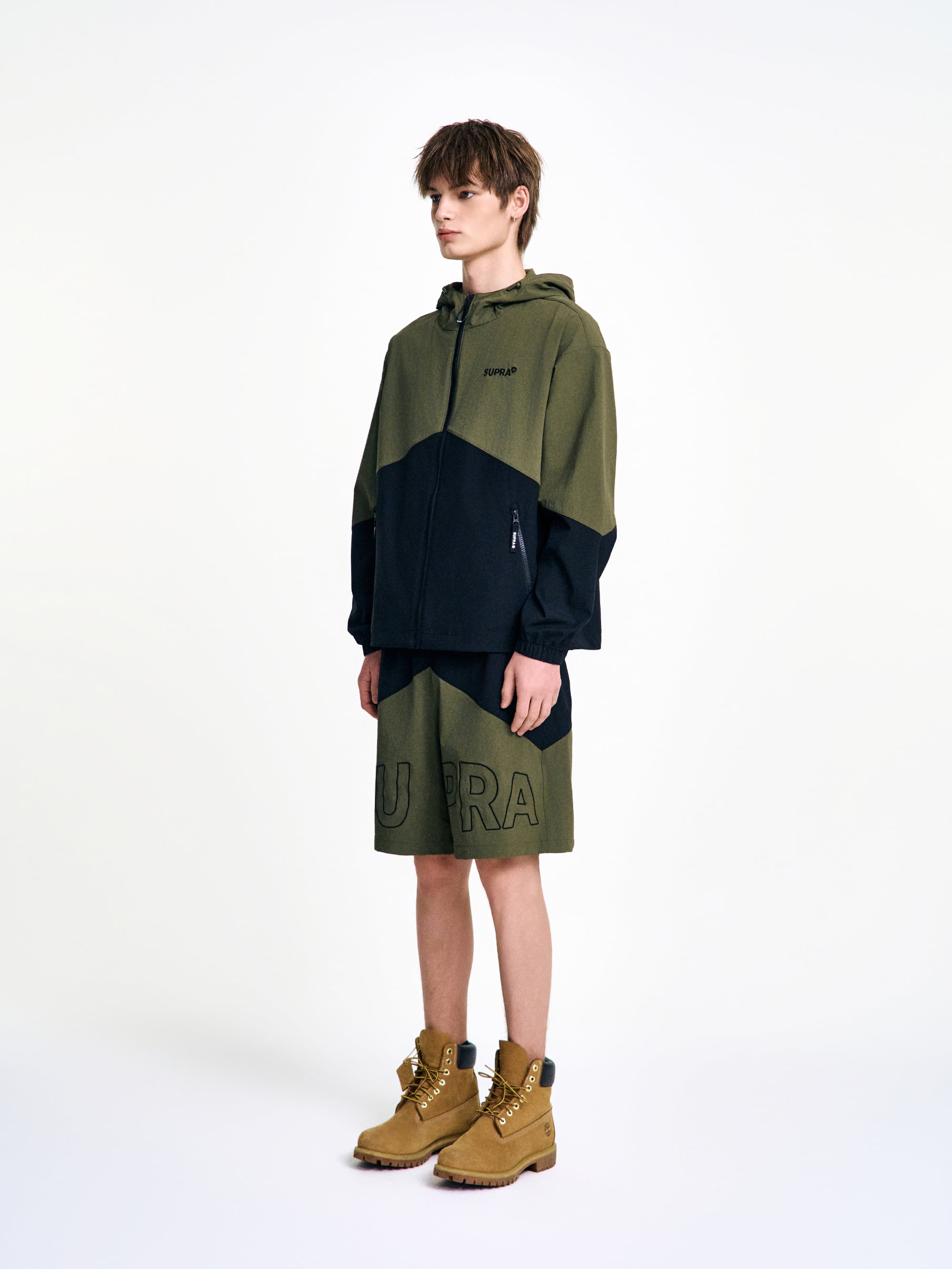 two-tone mountain Windbreaker