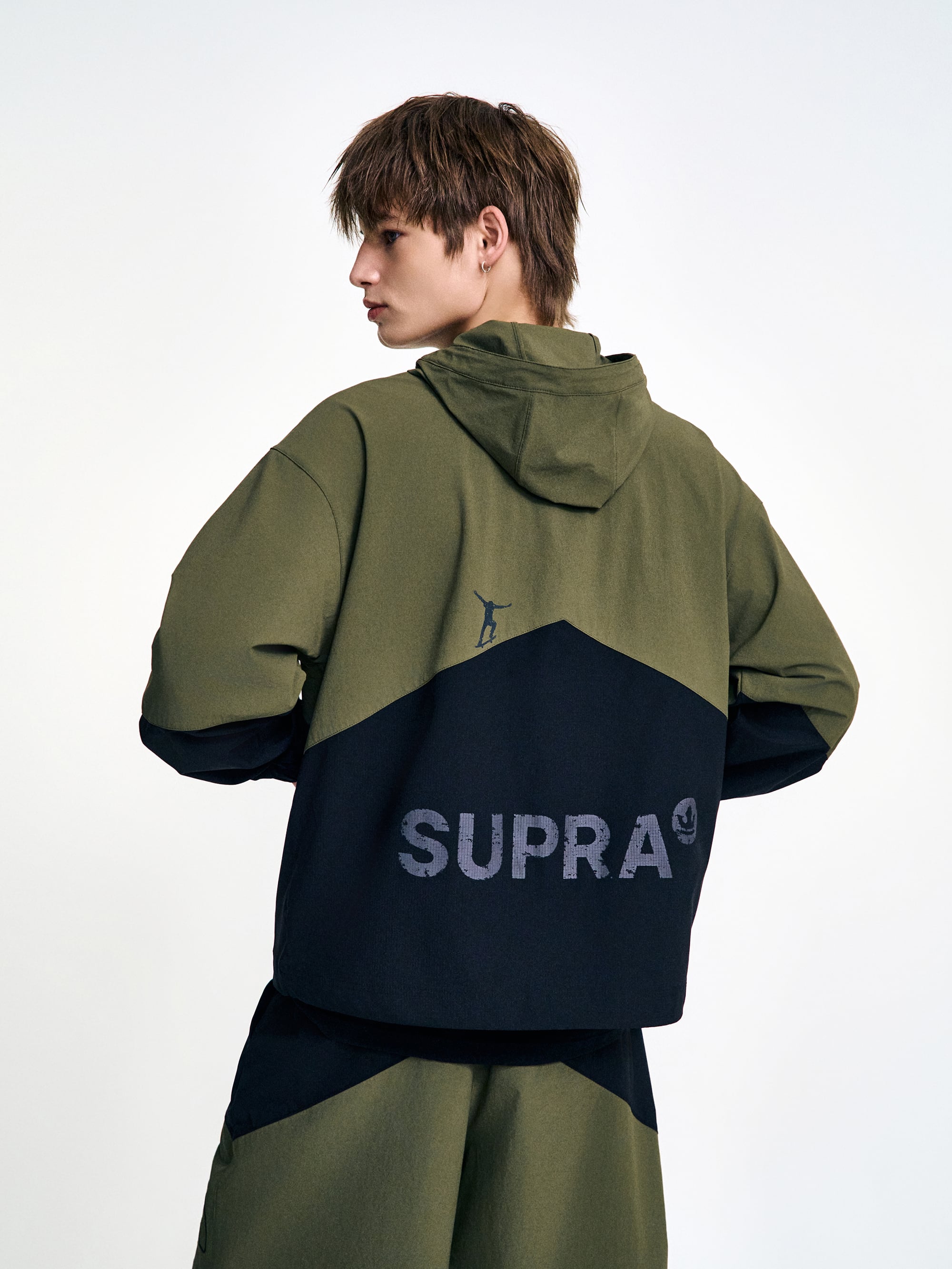 two-tone mountain Windbreaker