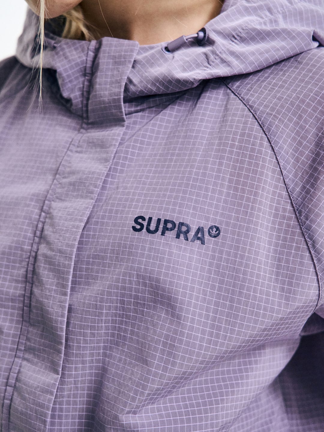Women`s Basic Crop Hoodie Windbreaker
