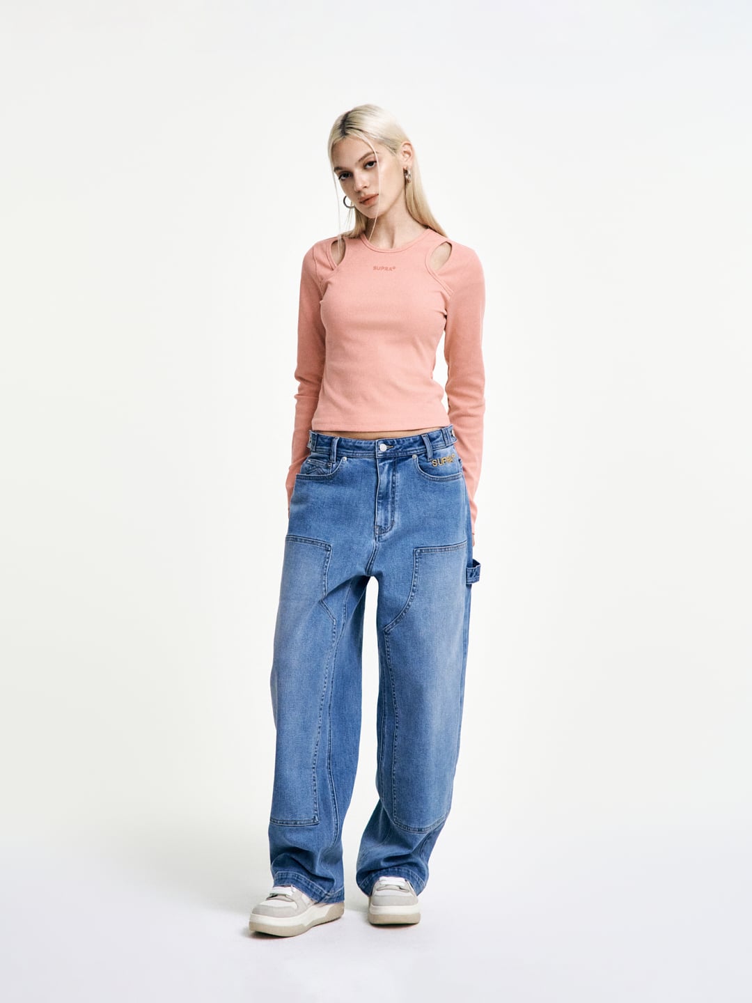 Women`s Cut-out Long Sleeve T-Shirt