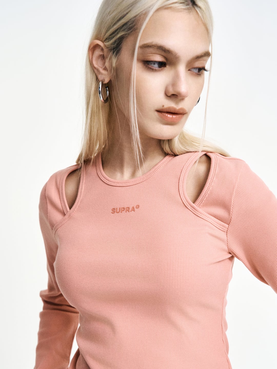 Women`s Cut-out Long Sleeve T-Shirt