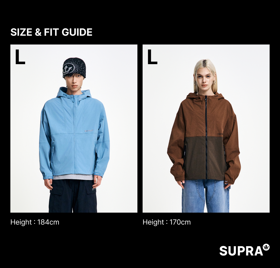 Logo Color block Hood Windbreaker