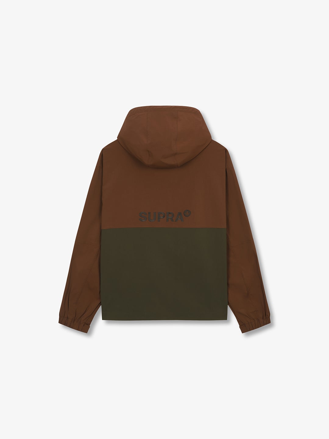 Logo Color block Hood Windbreaker
