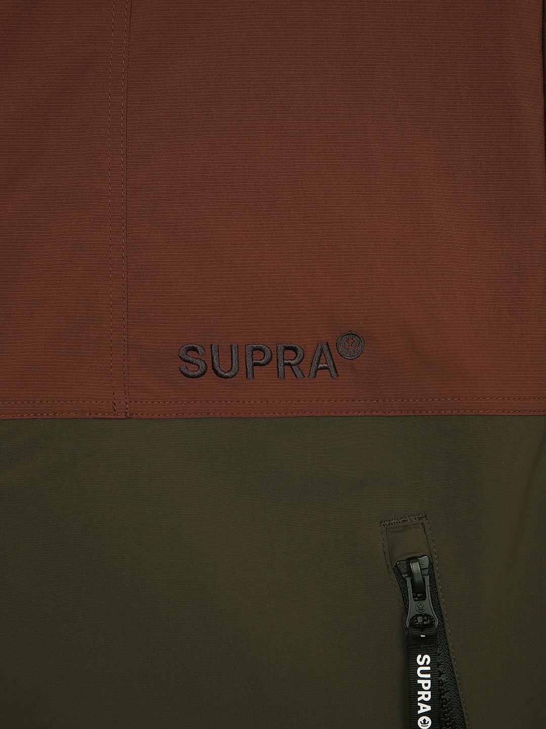 Logo Color block Hood Windbreaker