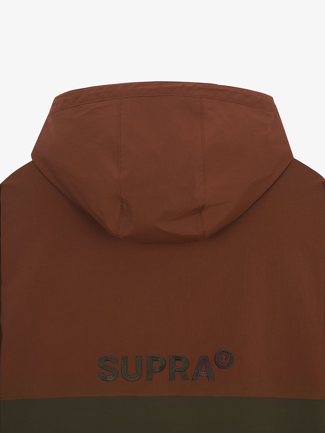 Logo Color block Hood Windbreaker