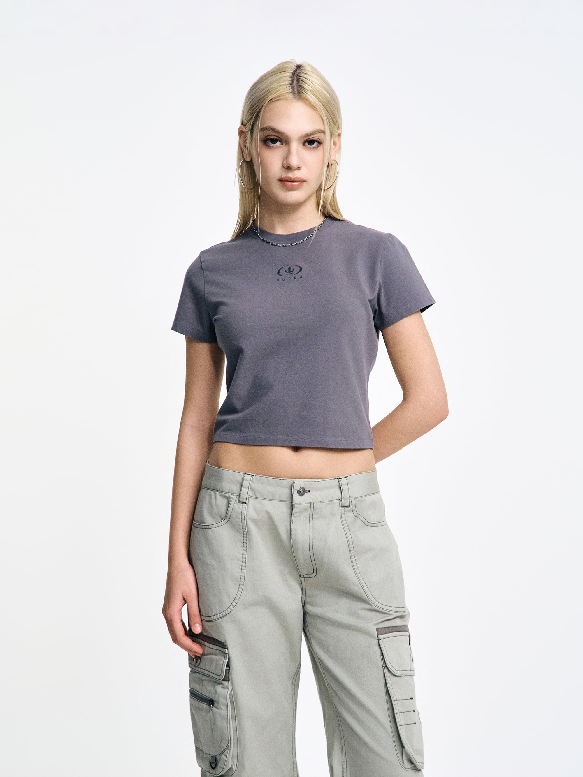 Women`s Washed Cropped T-Shirt