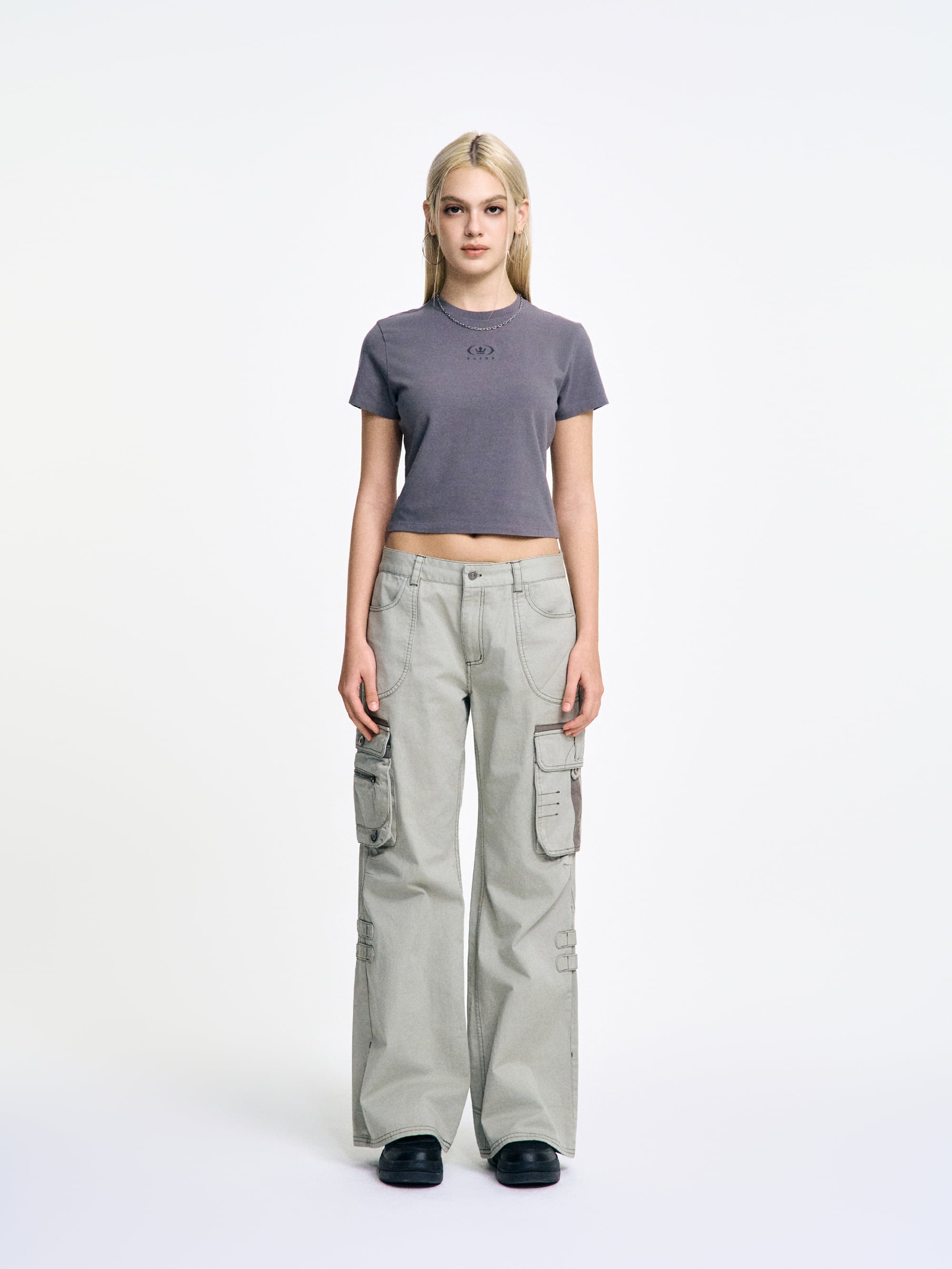 Women`s Washed Cropped T-Shirt