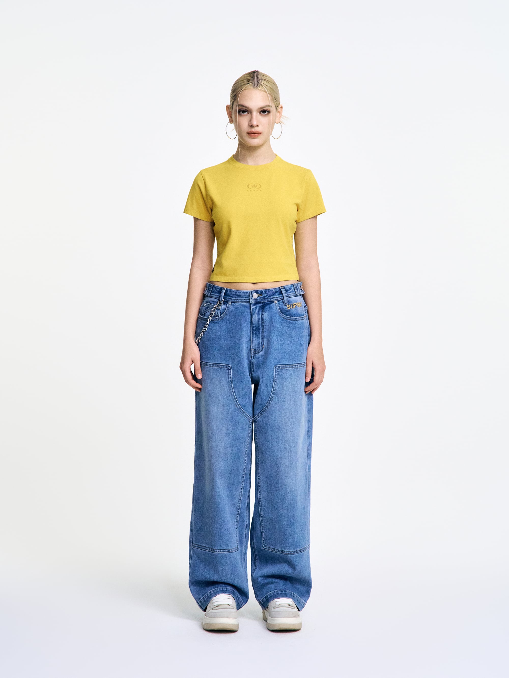 Women`s Washed Cropped T-Shirt