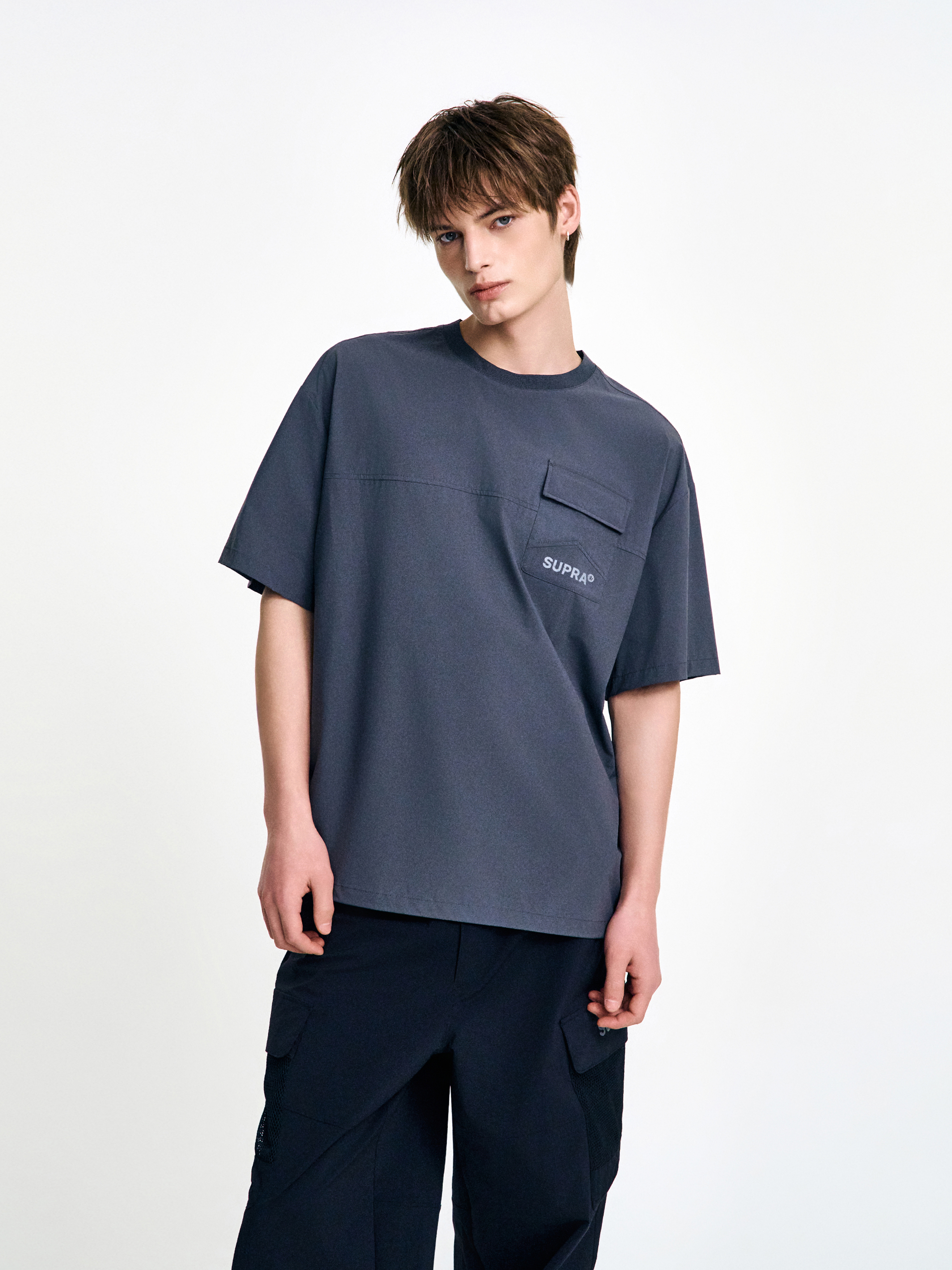Woven Short Sleeve T-shirt