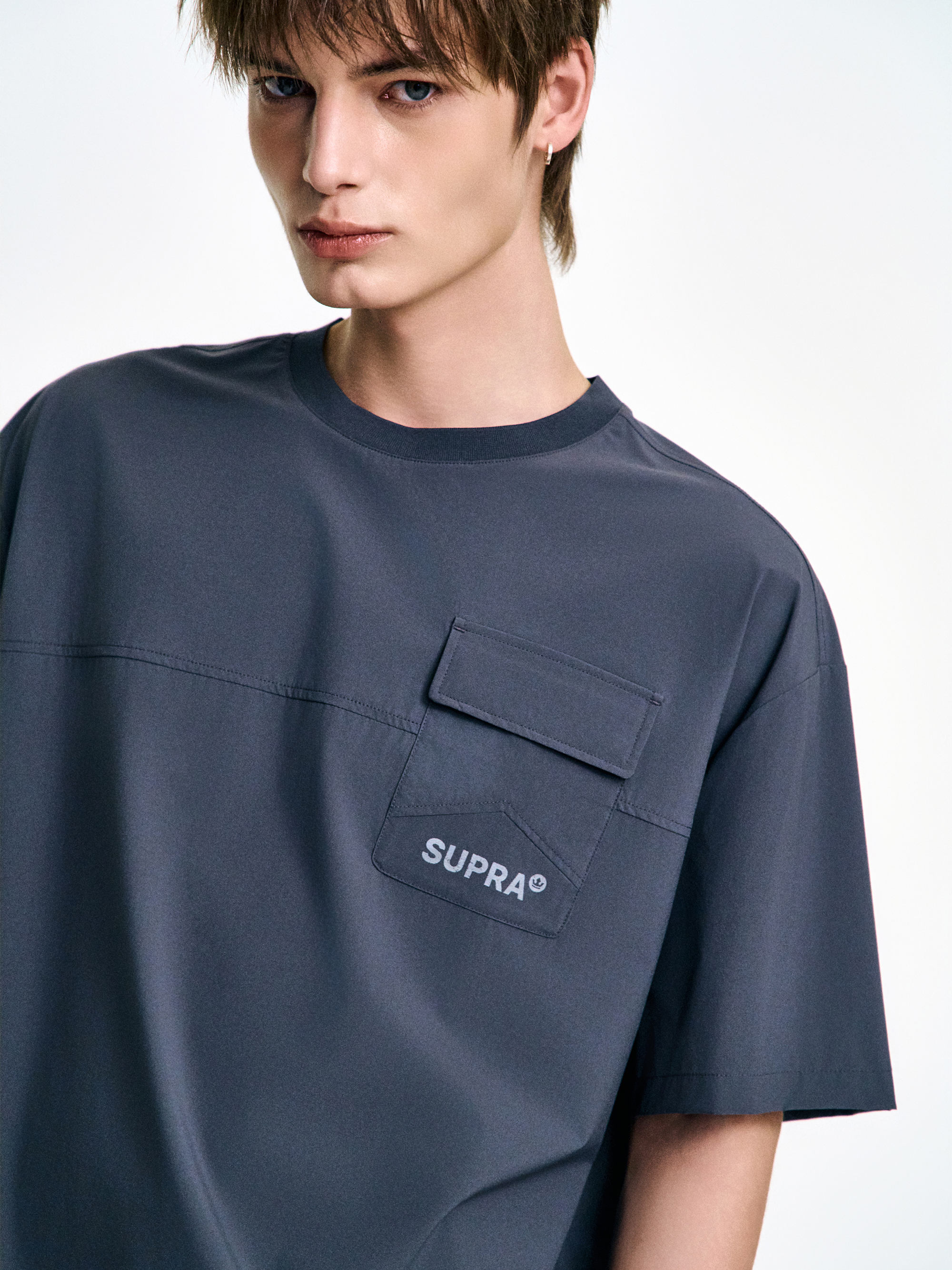 Woven Short Sleeve T-shirt