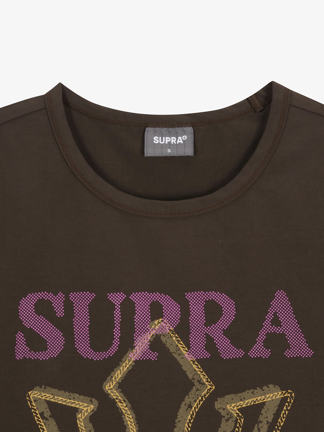 Women`s Crown Logo Point Crop T-shirt