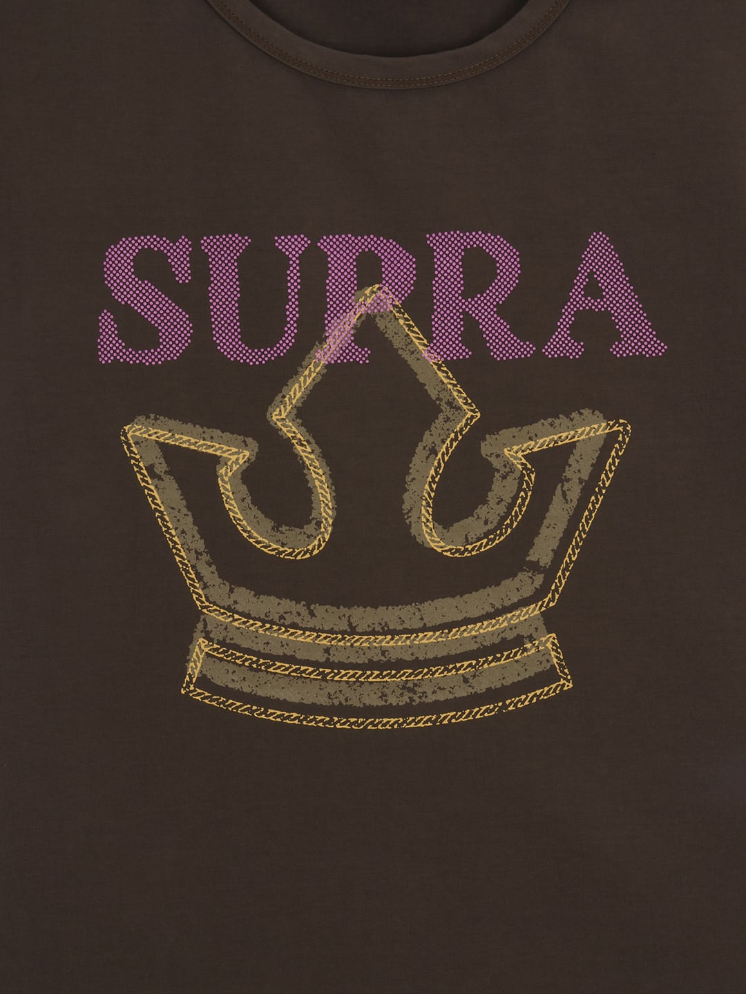 Women`s Crown Logo Point Crop T-shirt