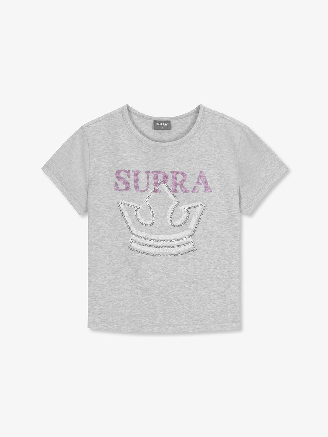 Women`s Crown Logo Point Crop T-shirt