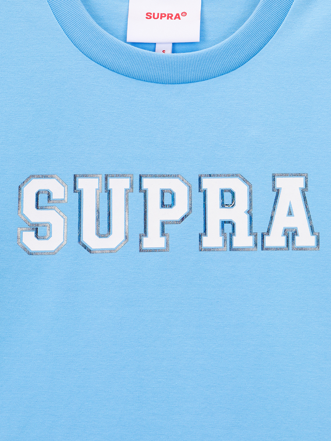 VARSITY WOMEN LETTERING CROP T-SHIRTS