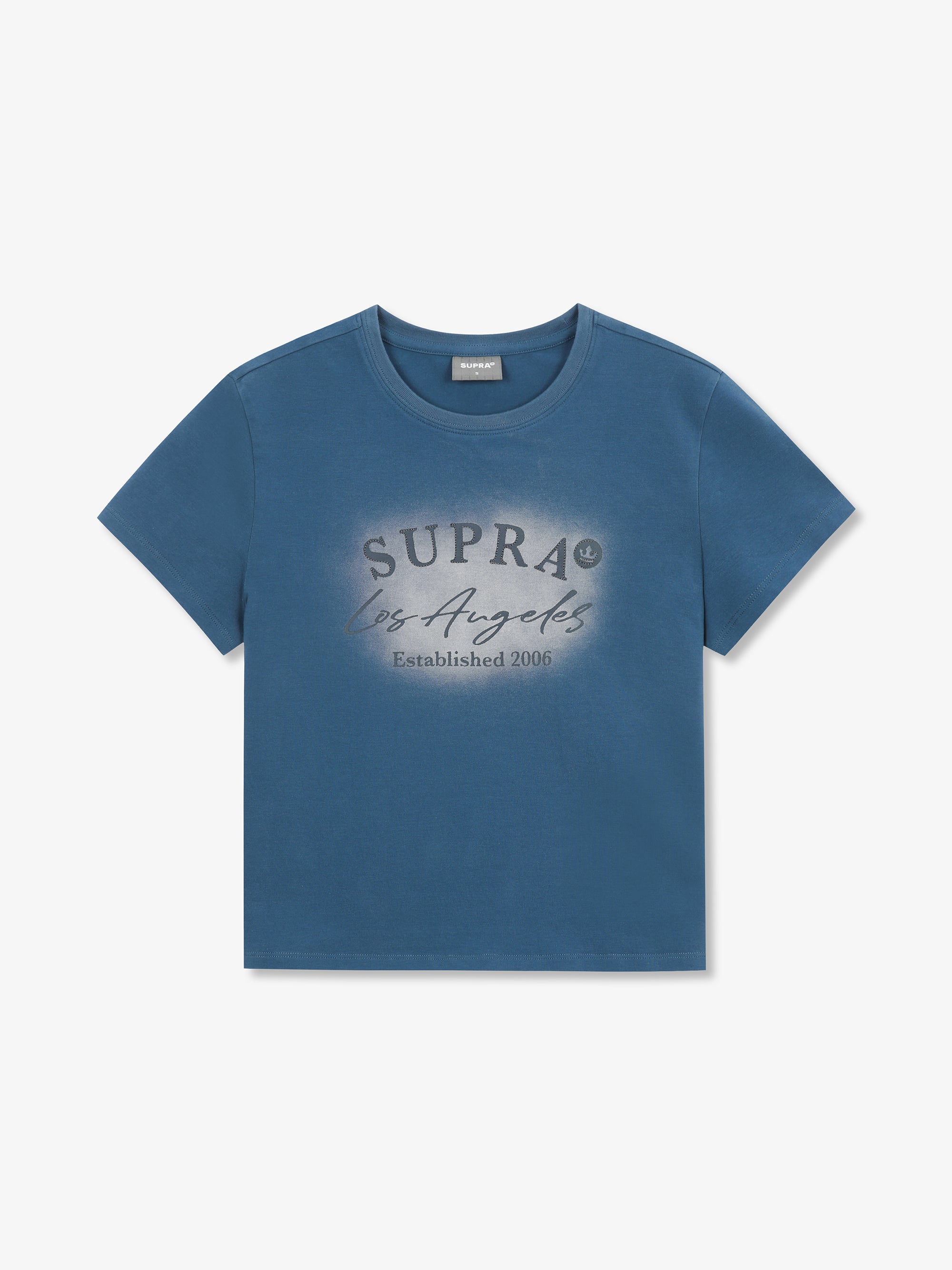 Women`s Spray Graphic Point Crop T-Shirt