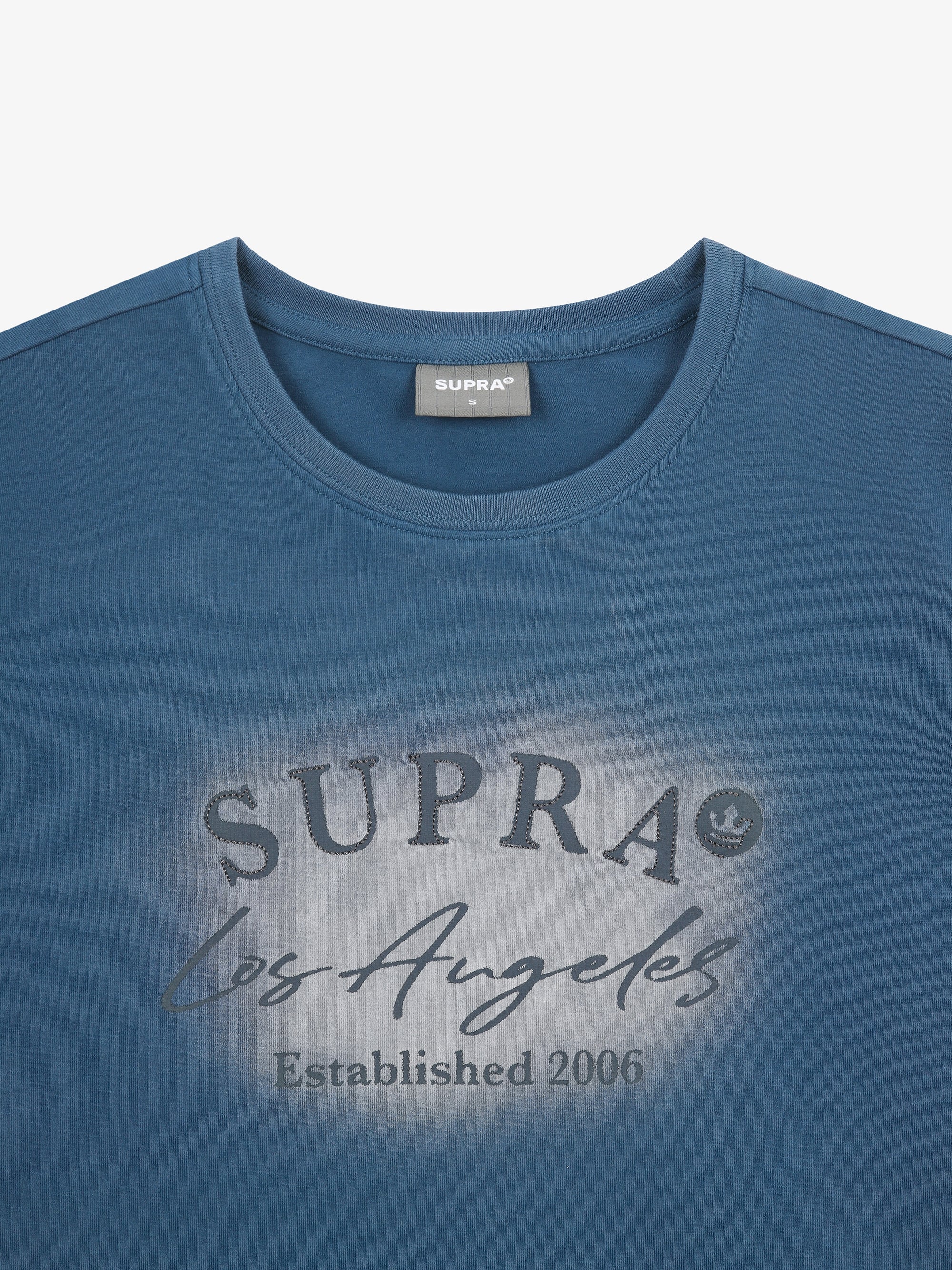 Women`s Spray Graphic Point Crop T-Shirt