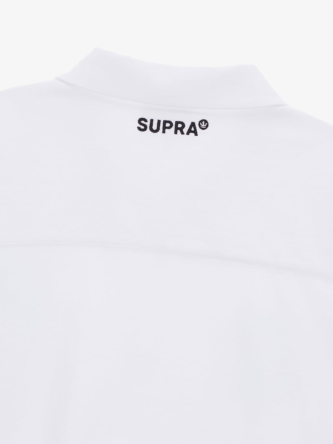 SUPRA SPELL MONOGRAM PIQUE SHIRT WHITE