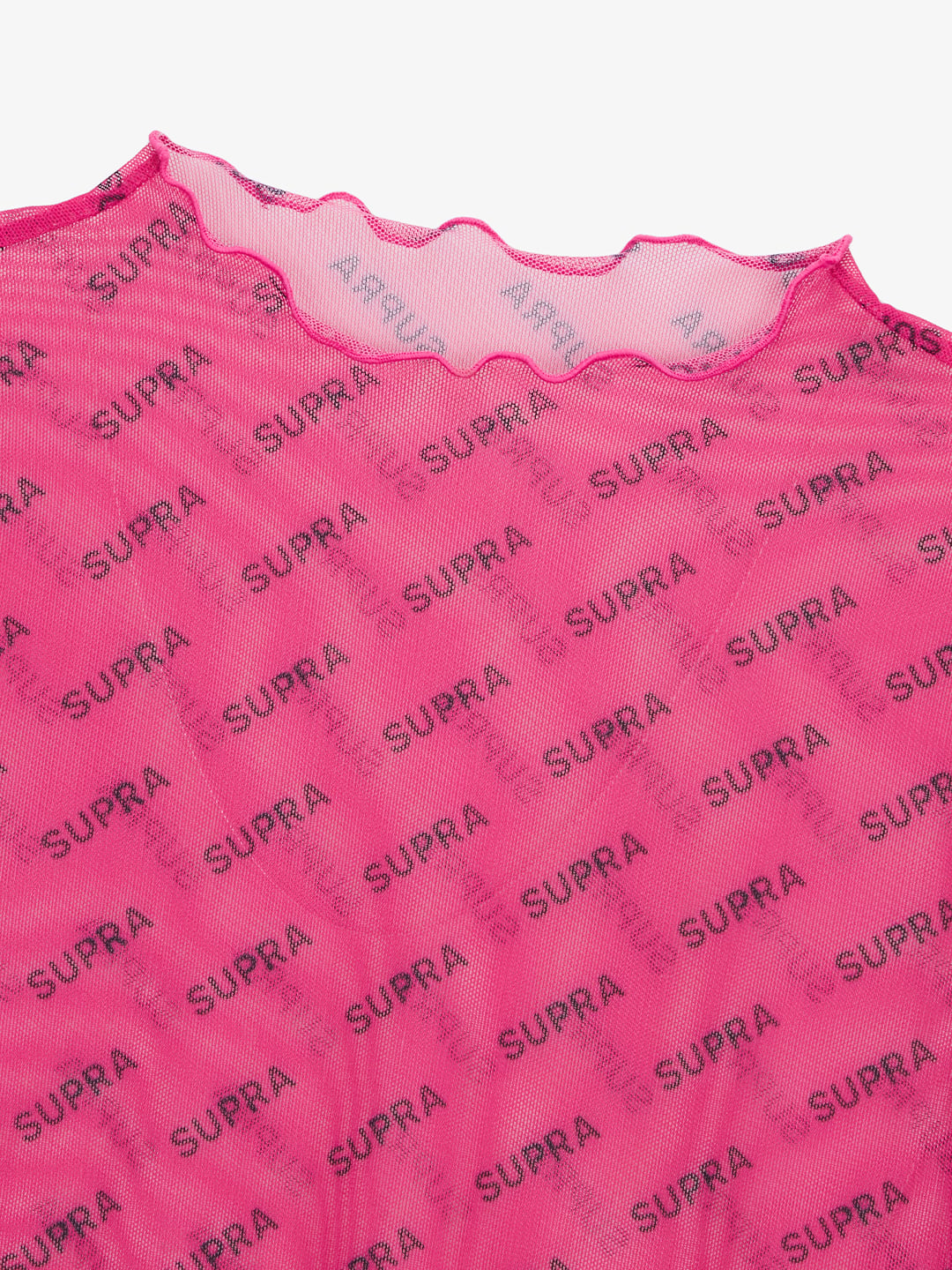 SUPRA WOMENS MONOGRAM MESH LONG SLEEVE PINK