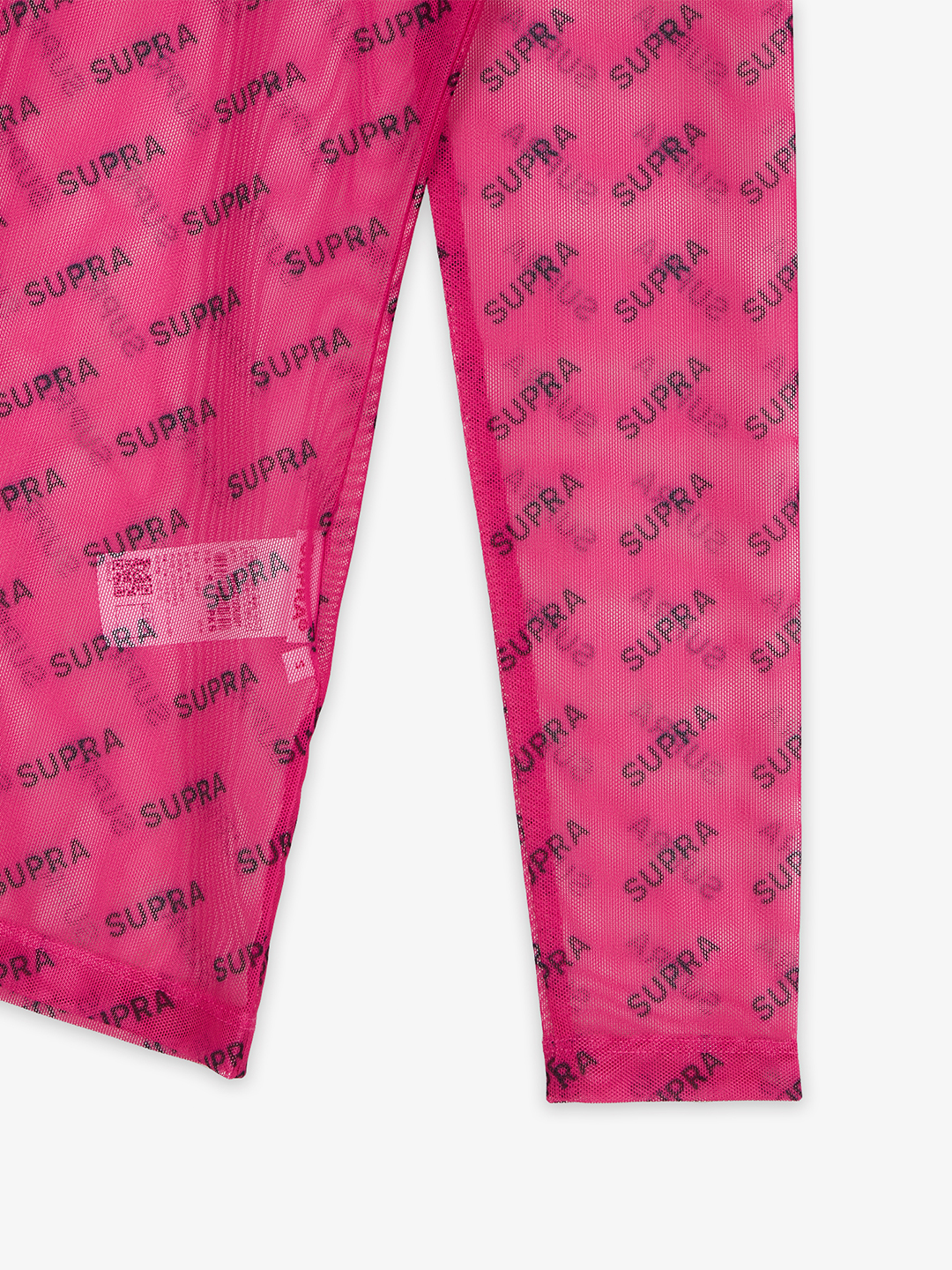 SUPRA WOMENS MONOGRAM MESH LONG SLEEVE PINK