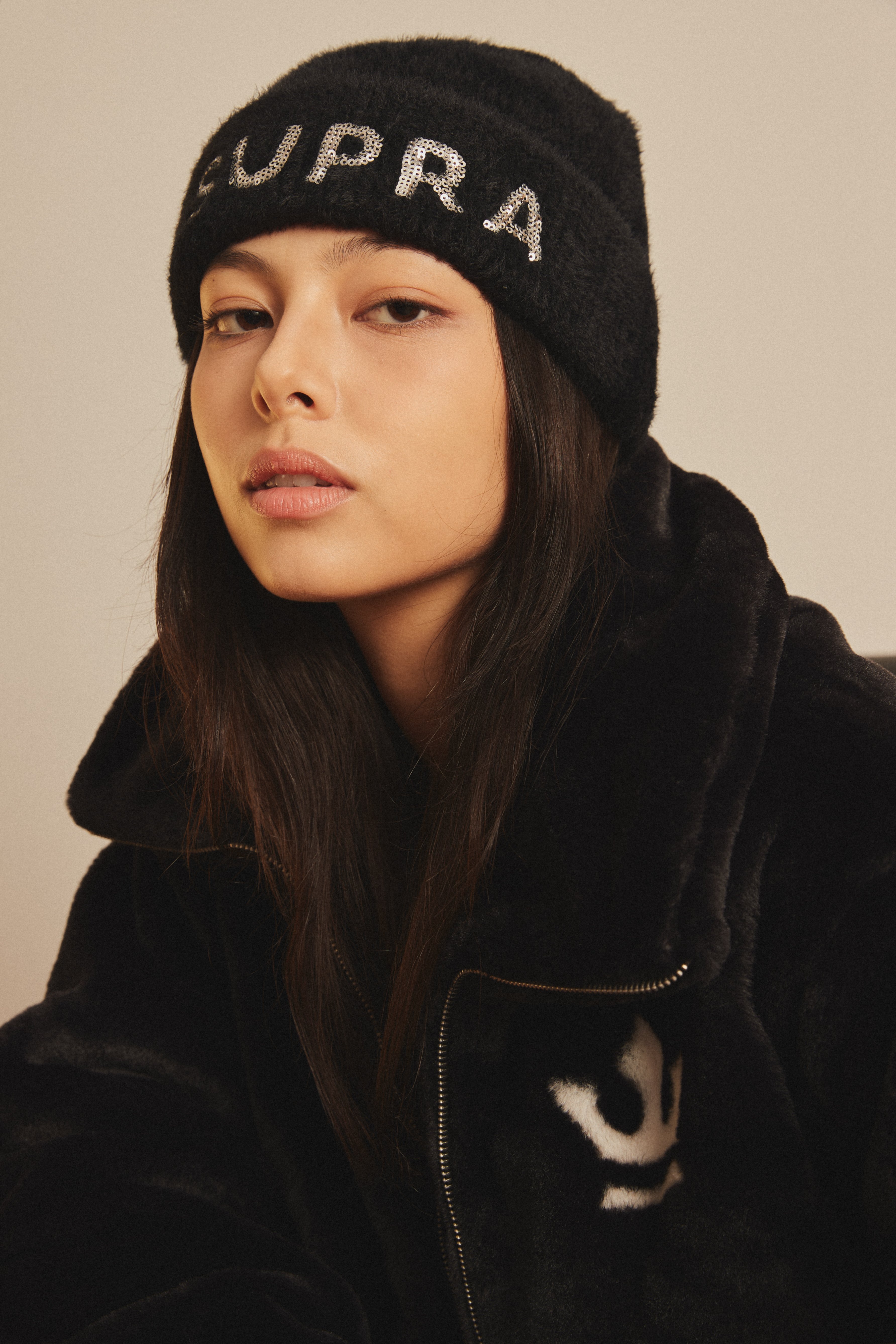 FESTIVAL WOMENS CROP ECO FUR JACKET