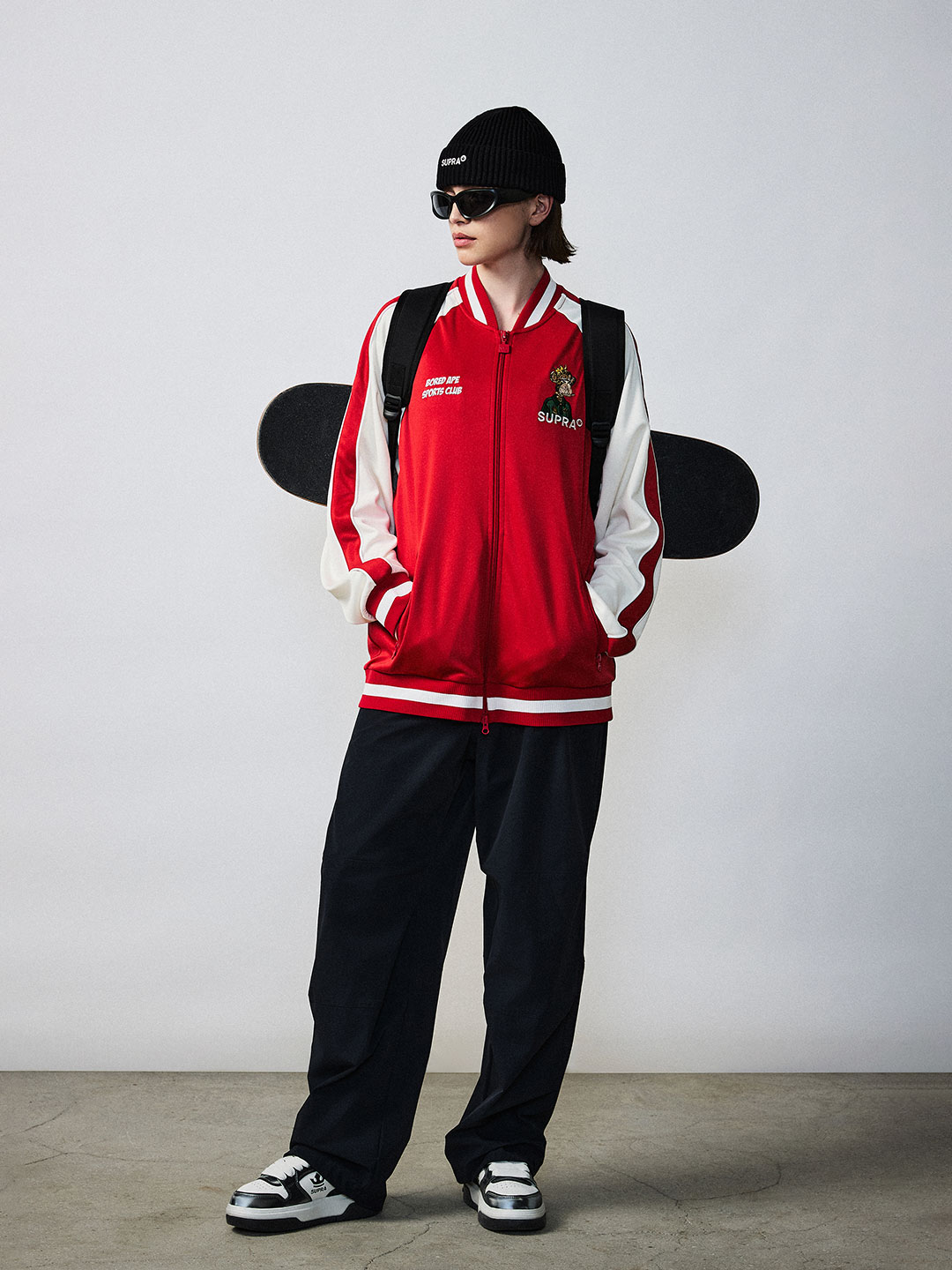 ESSENTIAL BAYC GRAPHIC COLOR BLOCK TRACK JACKET