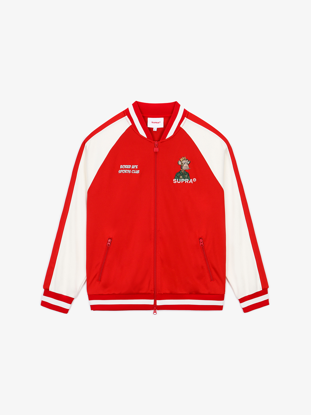 ESSENTIAL BAYC GRAPHIC COLOR BLOCK TRACK JACKET