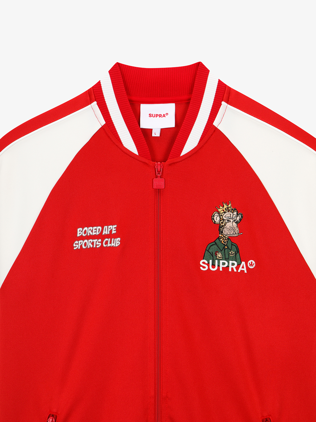 ESSENTIAL BAYC GRAPHIC COLOR BLOCK TRACK JACKET