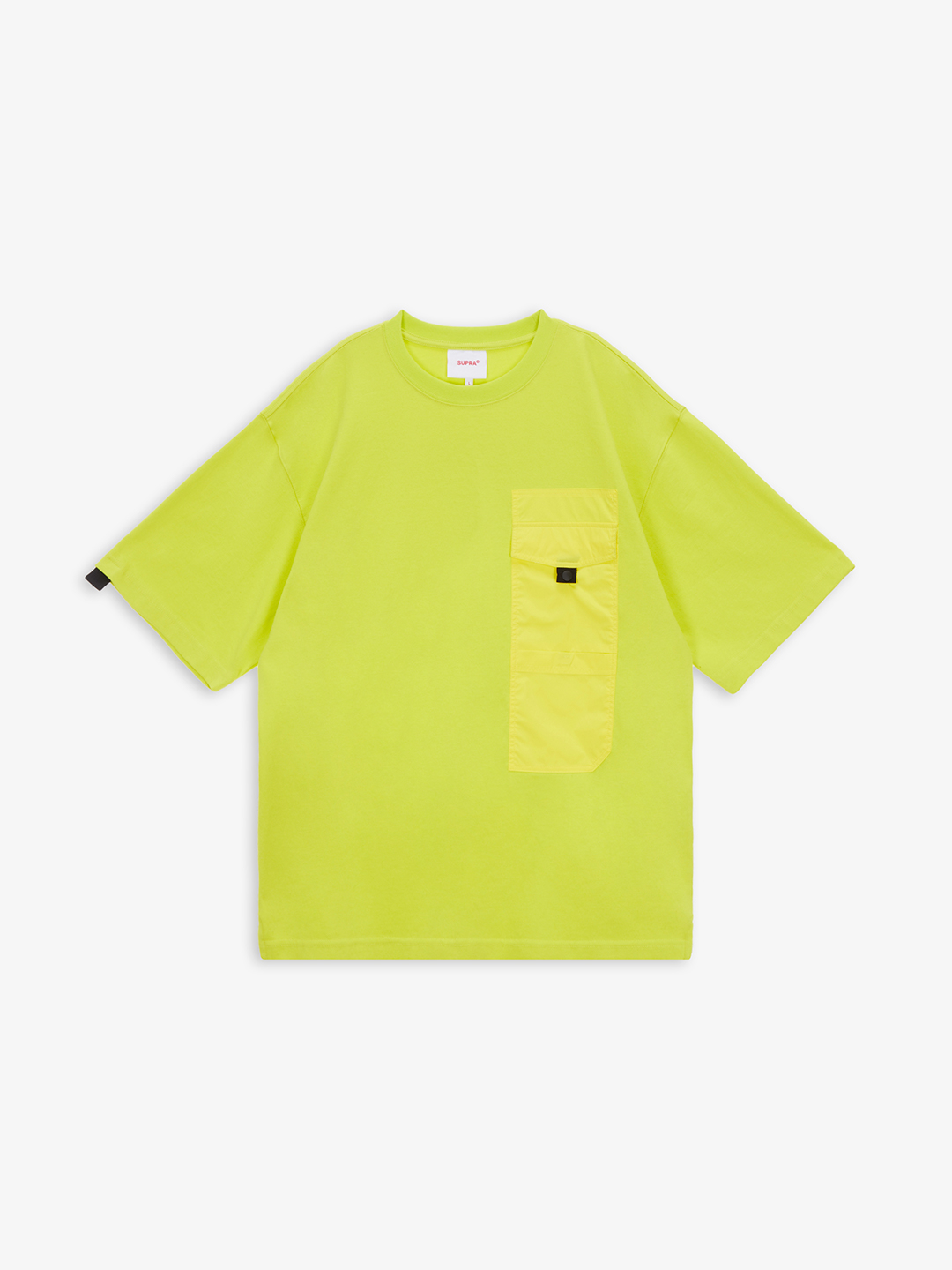 SUPRA REFLECTIVE LOGO T-SHIRT NEON