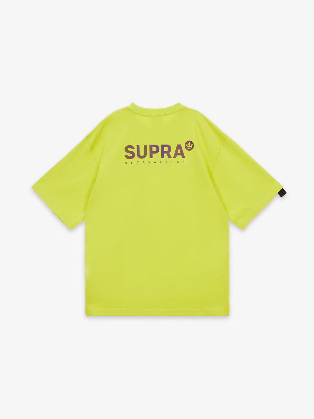 SUPRA REFLECTIVE LOGO T-SHIRT NEON