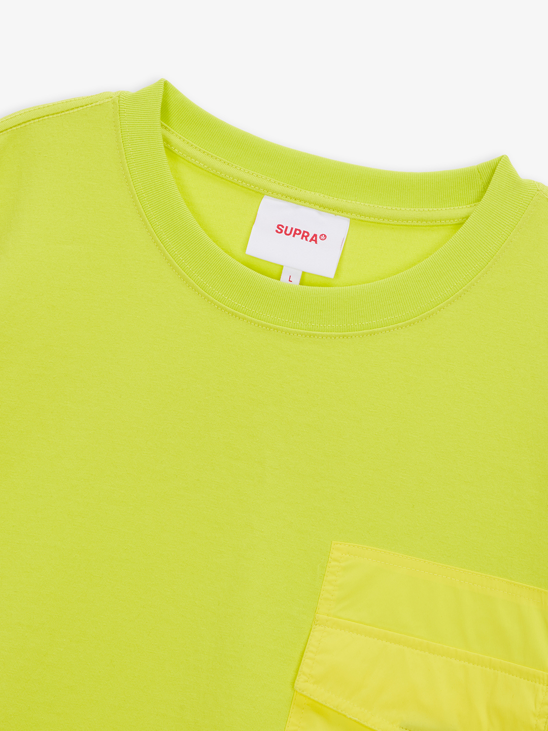 SUPRA REFLECTIVE LOGO T-SHIRT NEON