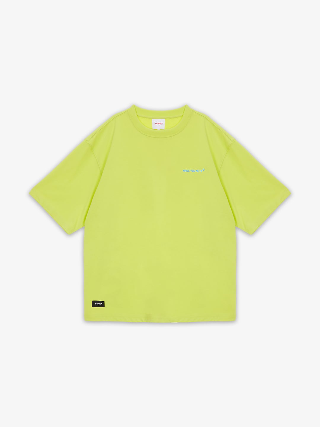 SUPRA ASCII CODE LOGO T-SHIRT NEON
