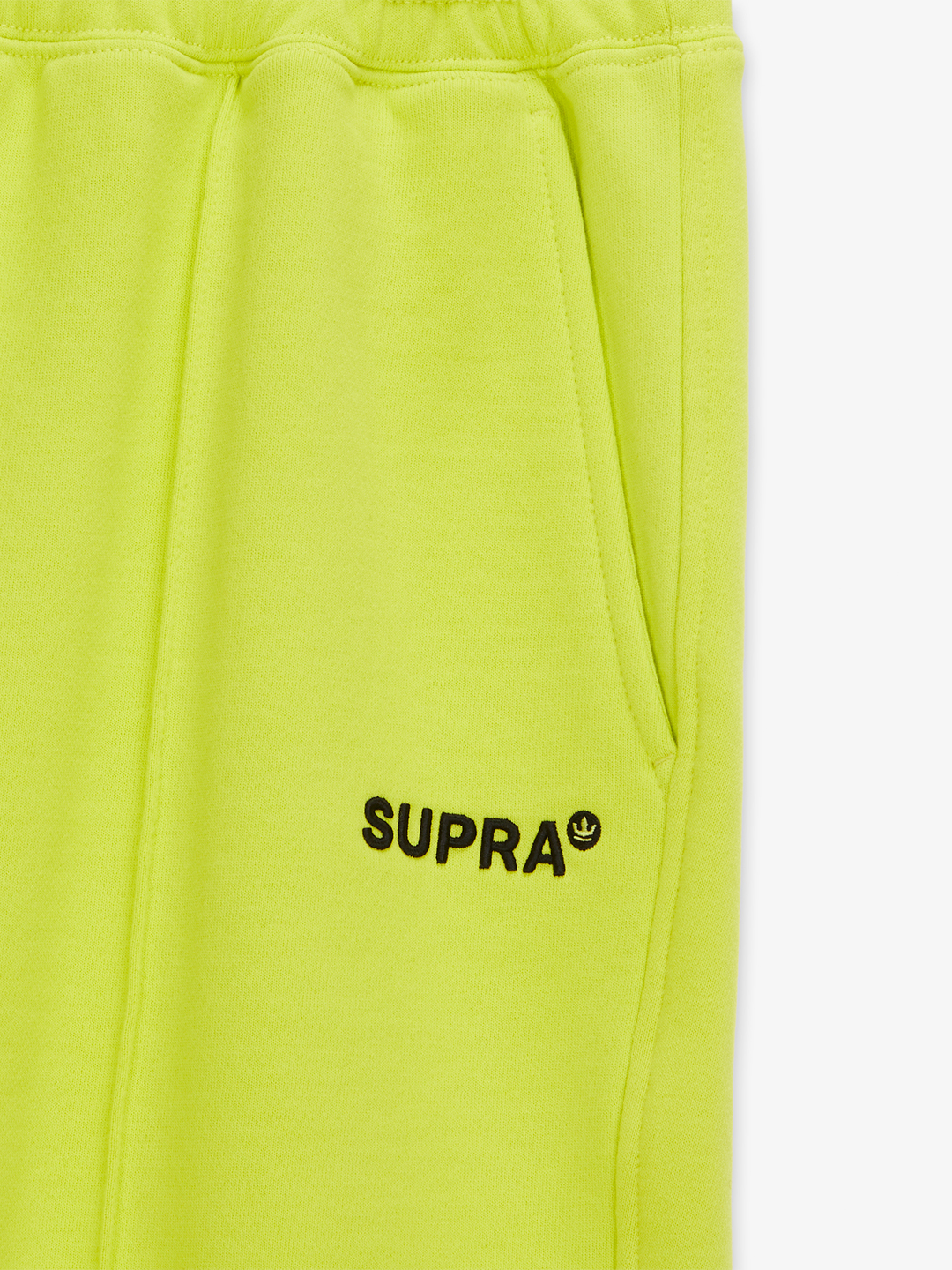 SUPRA PINTUCK SWEAT SHORTS NEON