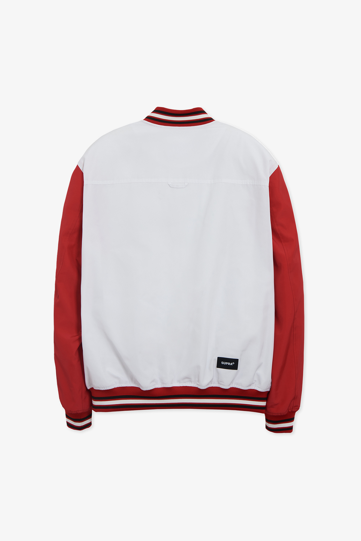 ESSENTIAL SUPRA CROWN BOUCLE EMBROIDERED VARSITY JACKET
