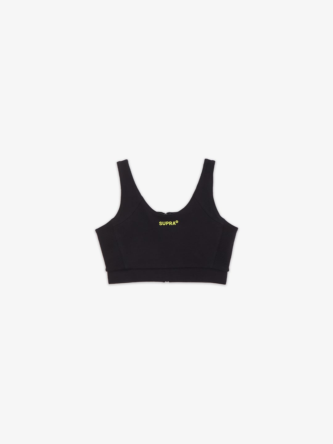 SUPRA WOMENS SMALL LOGO BRA TOP BLACK
