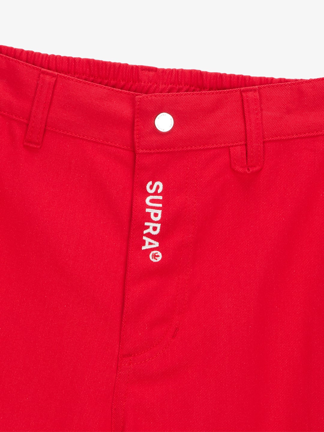 SUPRA BANDING WORK PANTS RED