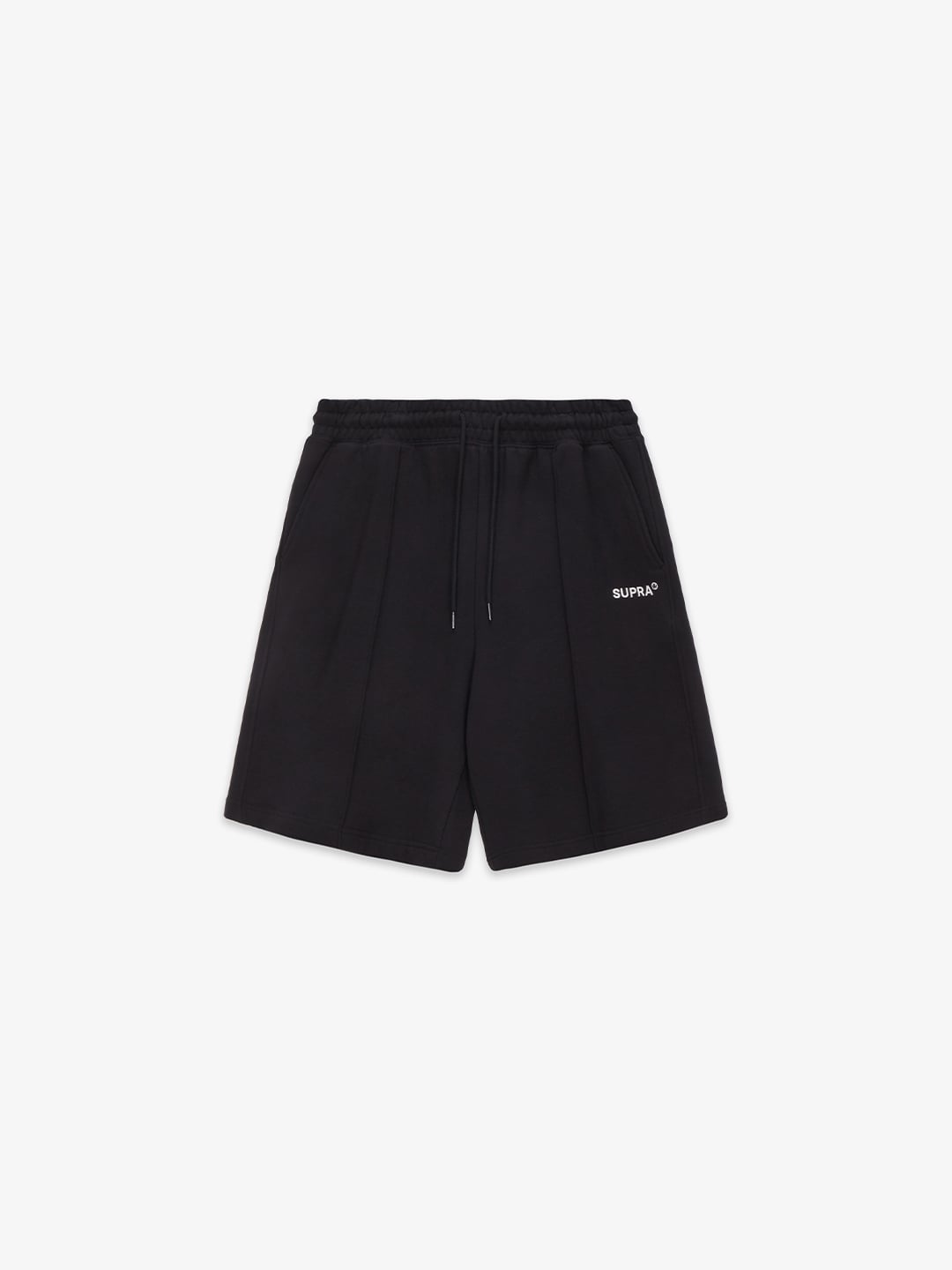 SUPRA PINTUCK SWEAT SHORTS BLACK