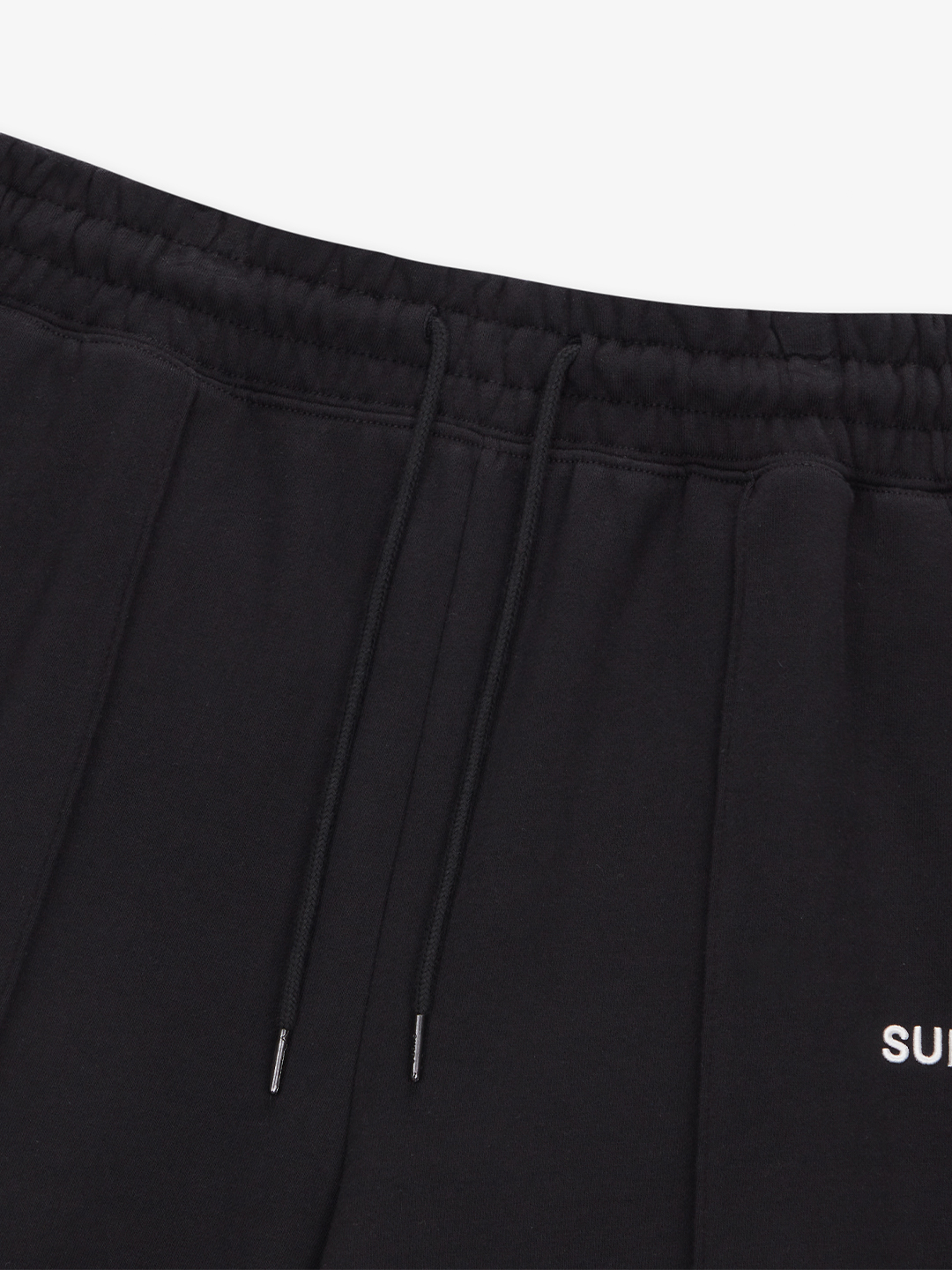 SUPRA PINTUCK SWEAT SHORTS BLACK