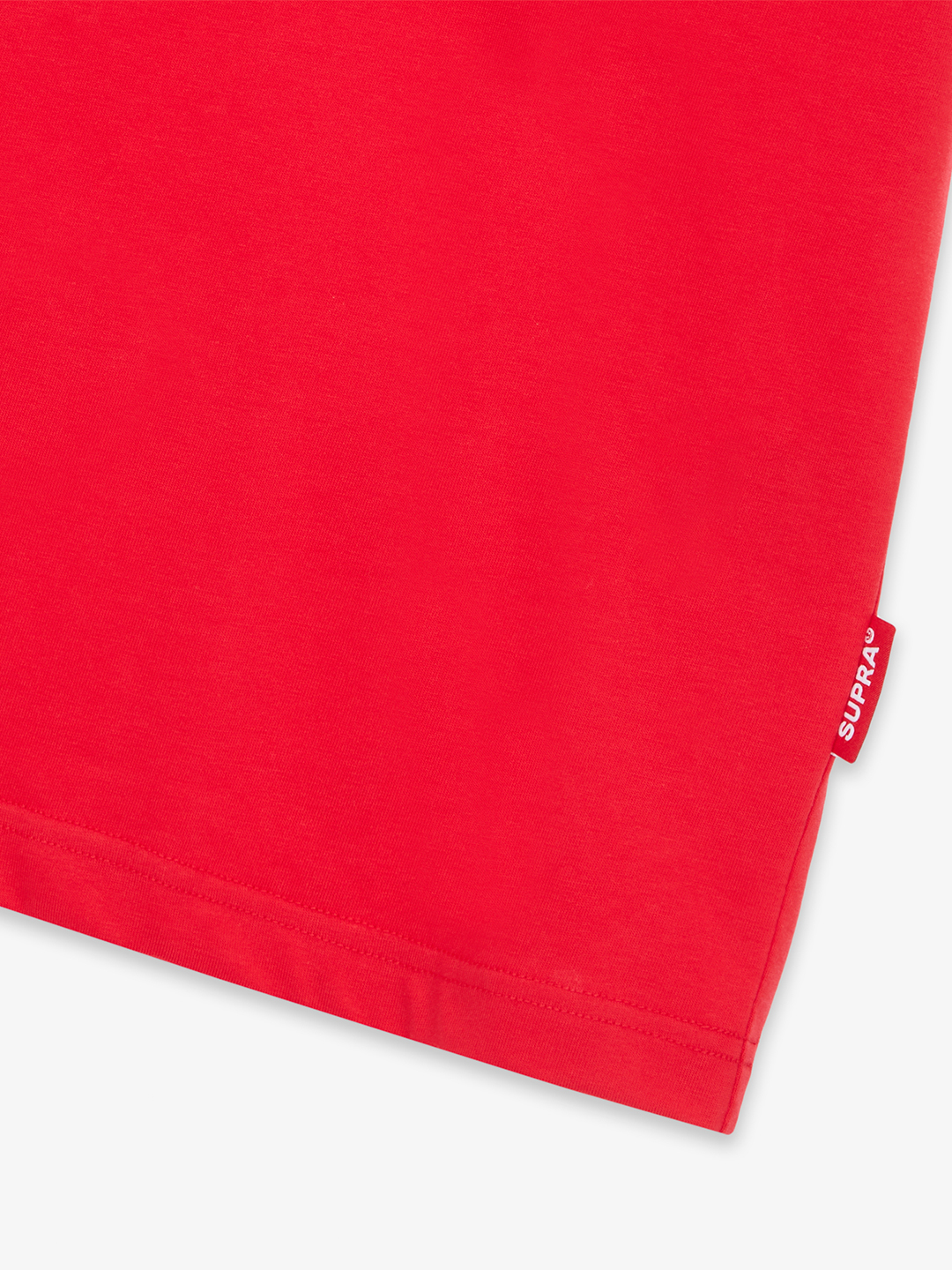 SUPRA SKATEBOARDING LOGO T-SHIRT RED