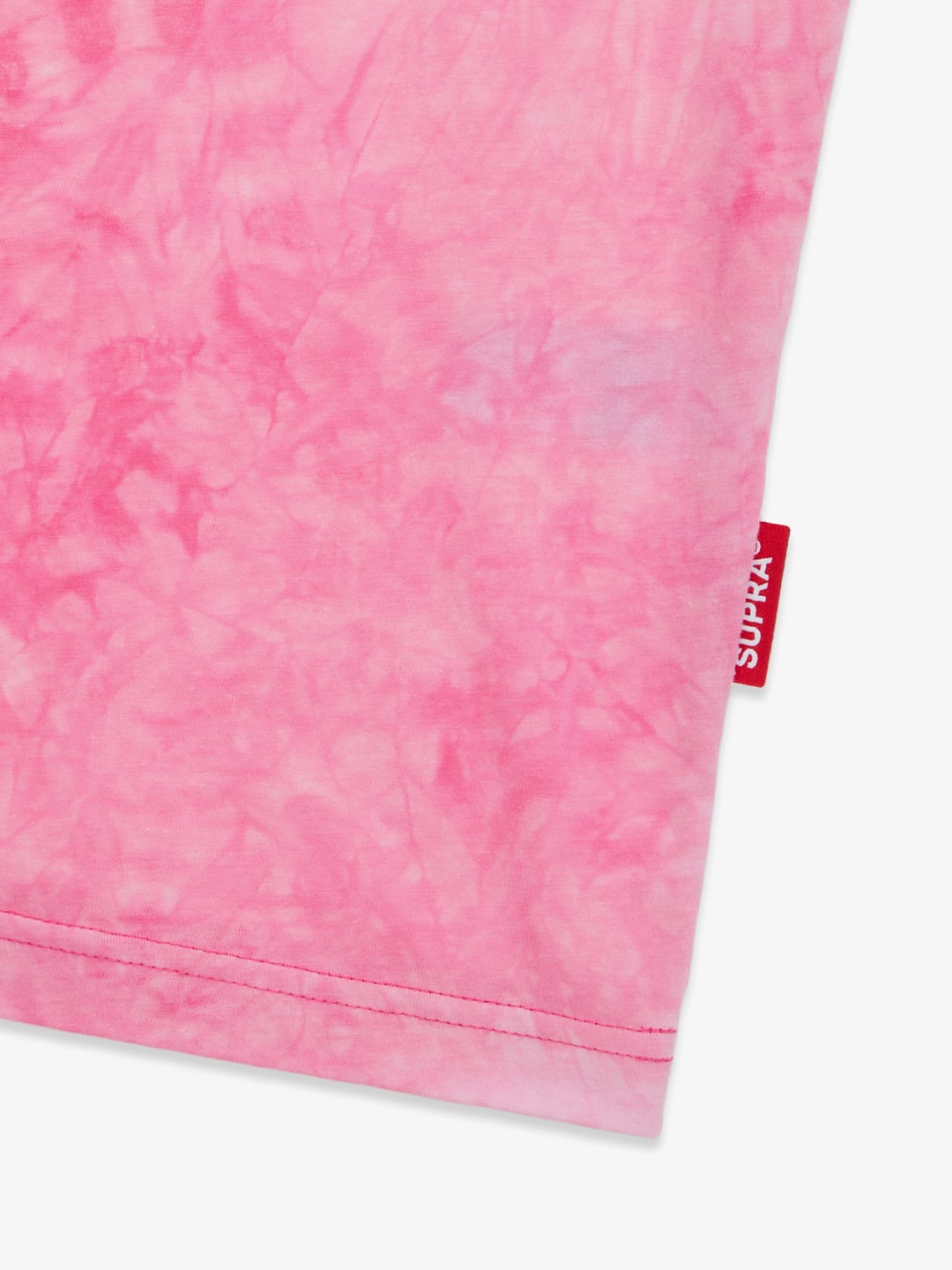 SUPRA GLOBE TIE DYE T-SHIRT PINK