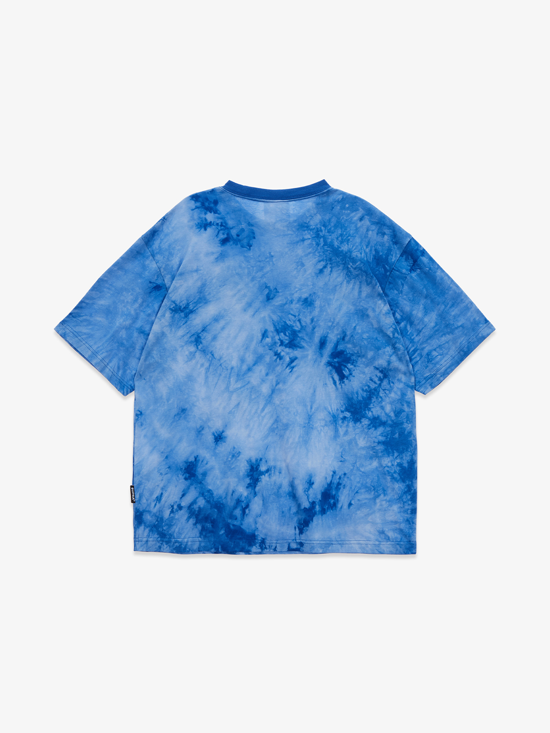 SUPRA GLOBE TIE DYE T-SHIRT BLUE