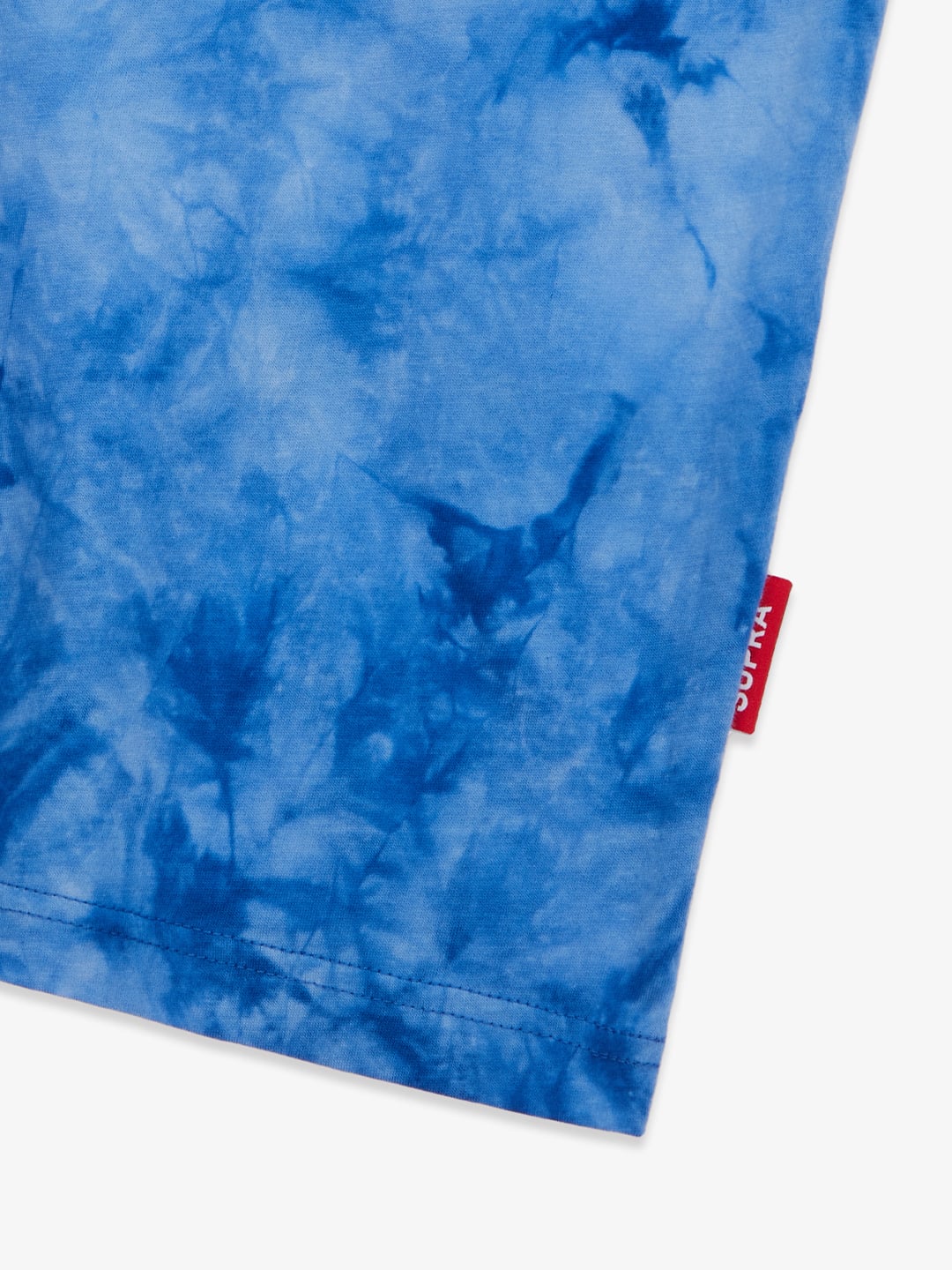 SUPRA GLOBE TIE DYE T-SHIRT BLUE