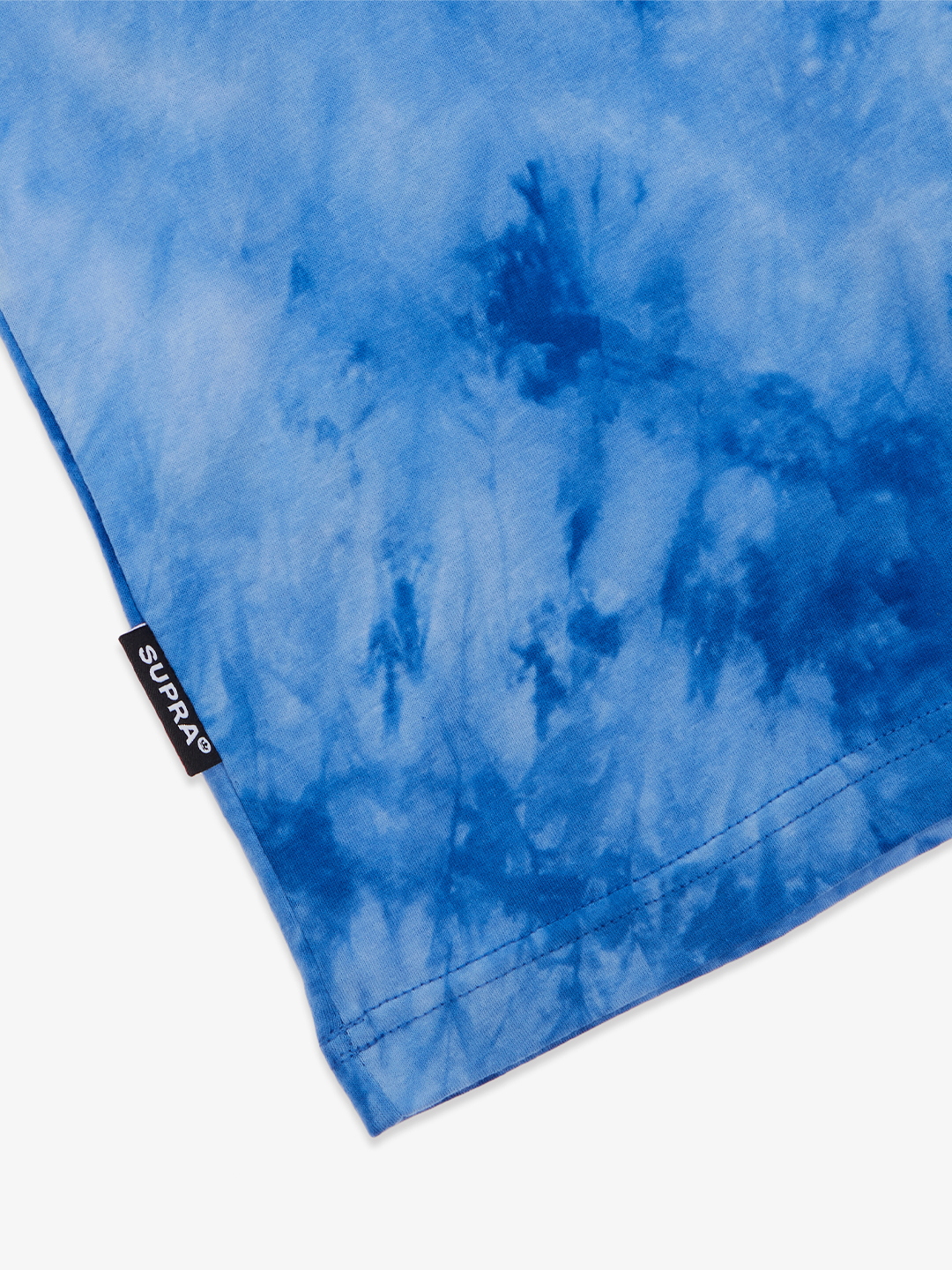 SUPRA GLOBE TIE DYE T-SHIRT BLUE