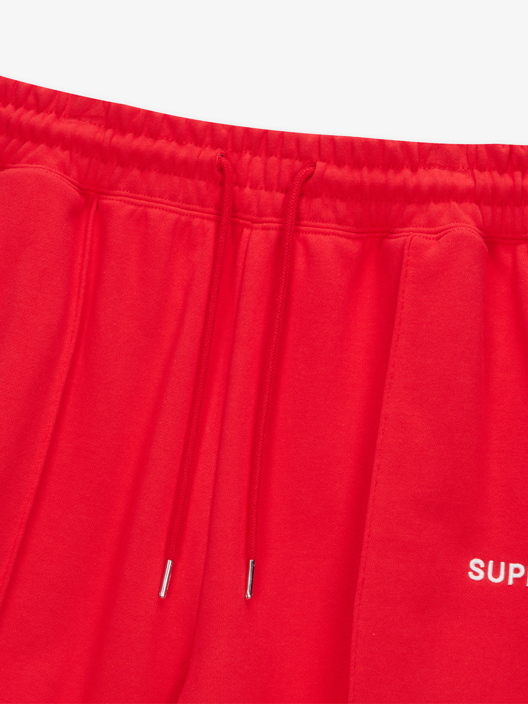 SUPRA PINTUCK SWEAT SHORTS RED